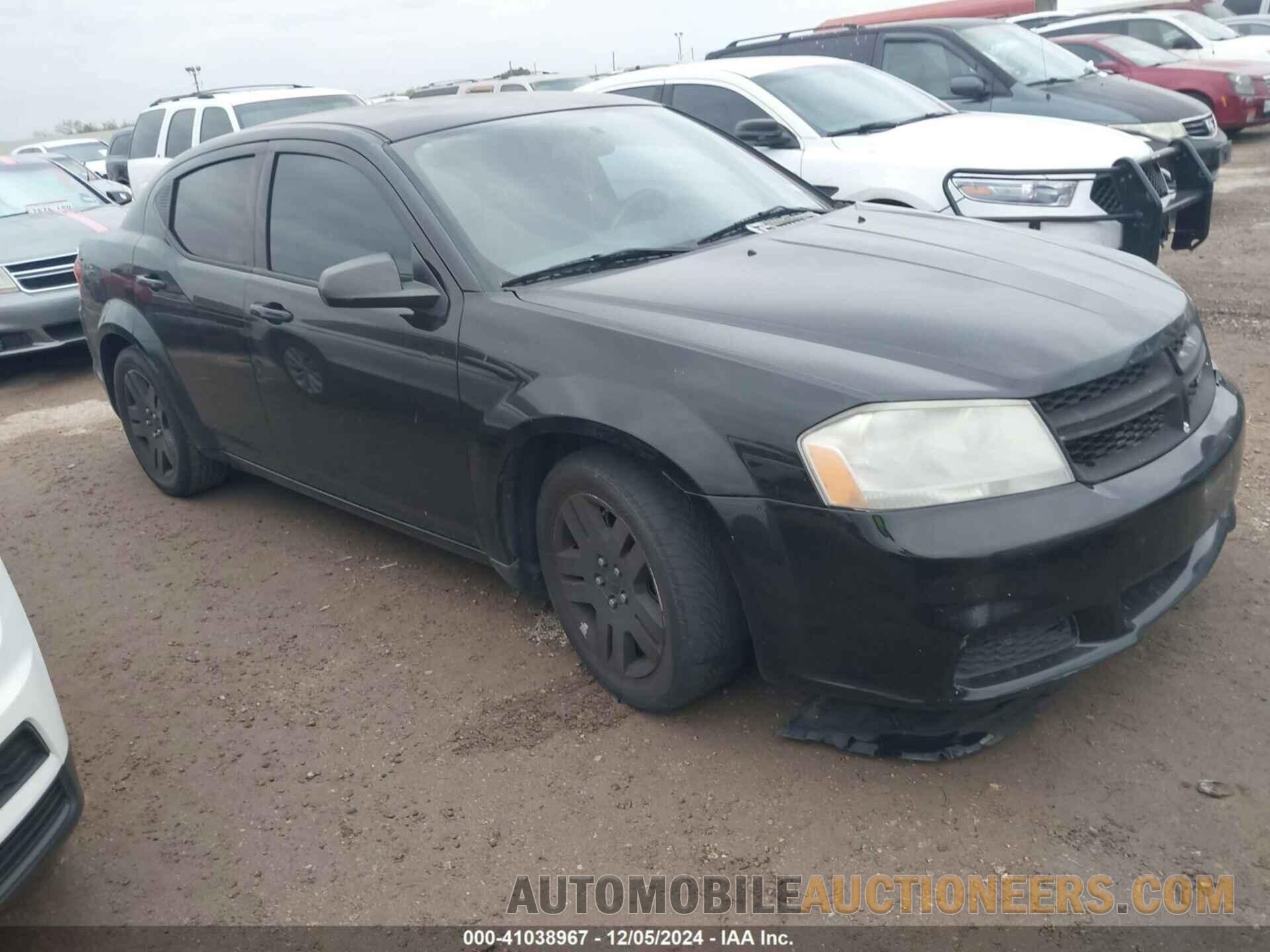 1C3CDZAB7EN200913 DODGE AVENGER 2014