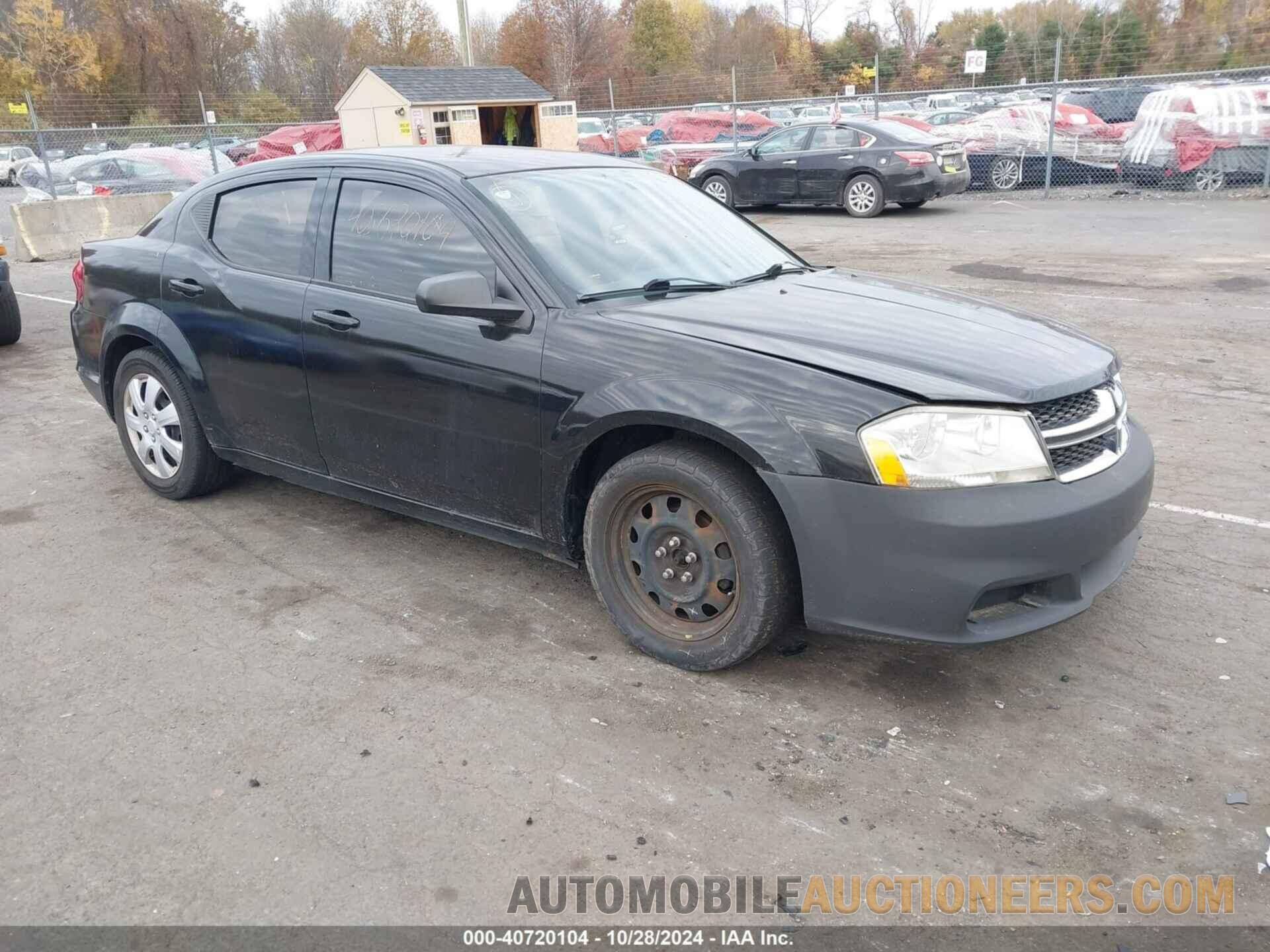 1C3CDZAB8CN111347 DODGE AVENGER 2012