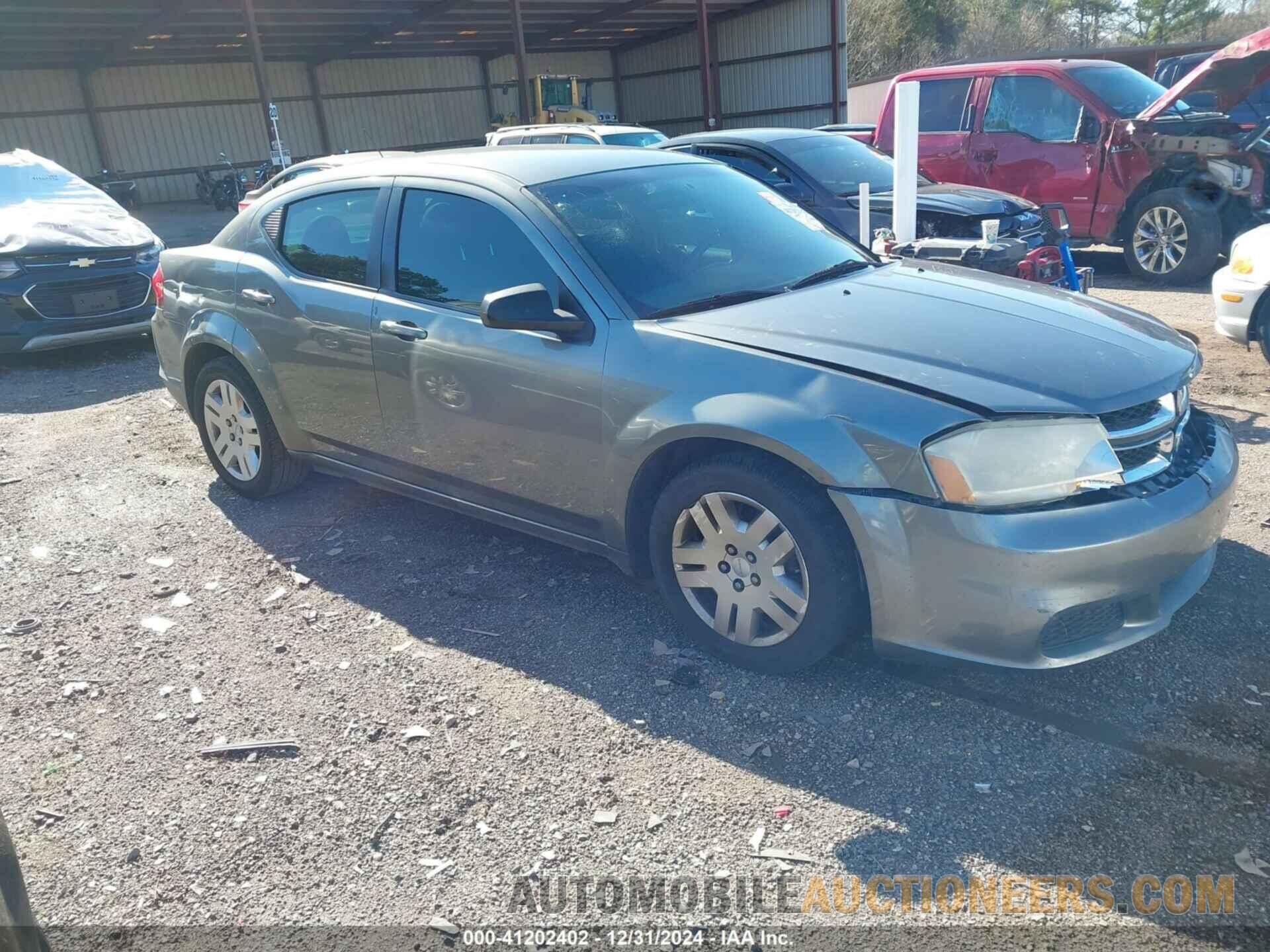 1C3CDZAB8DN591519 DODGE AVENGER 2013