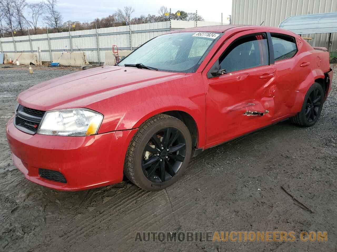 1C3CDZAB8EN112663 DODGE AVENGER 2014