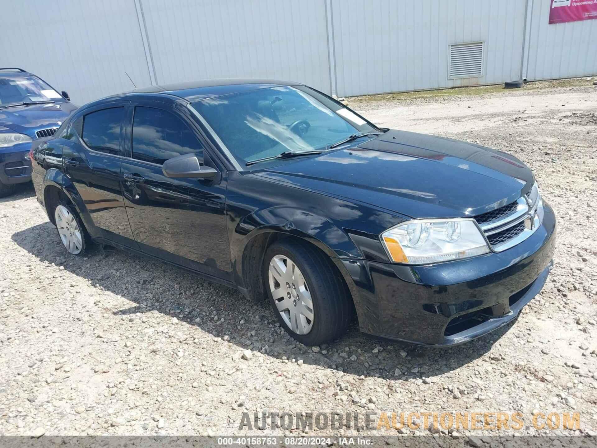 1C3CDZAB8EN174404 DODGE AVENGER 2014