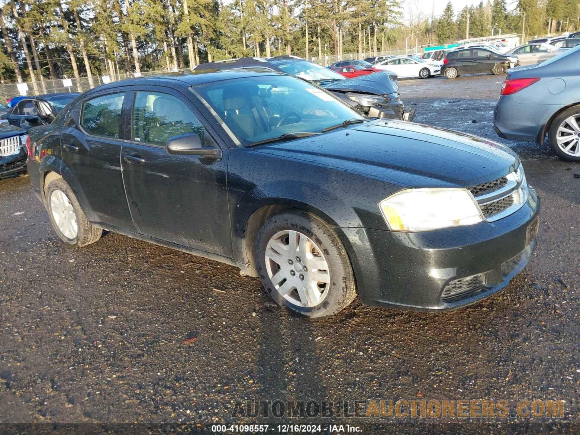 1C3CDZAB8EN216585 DODGE AVENGER 2014