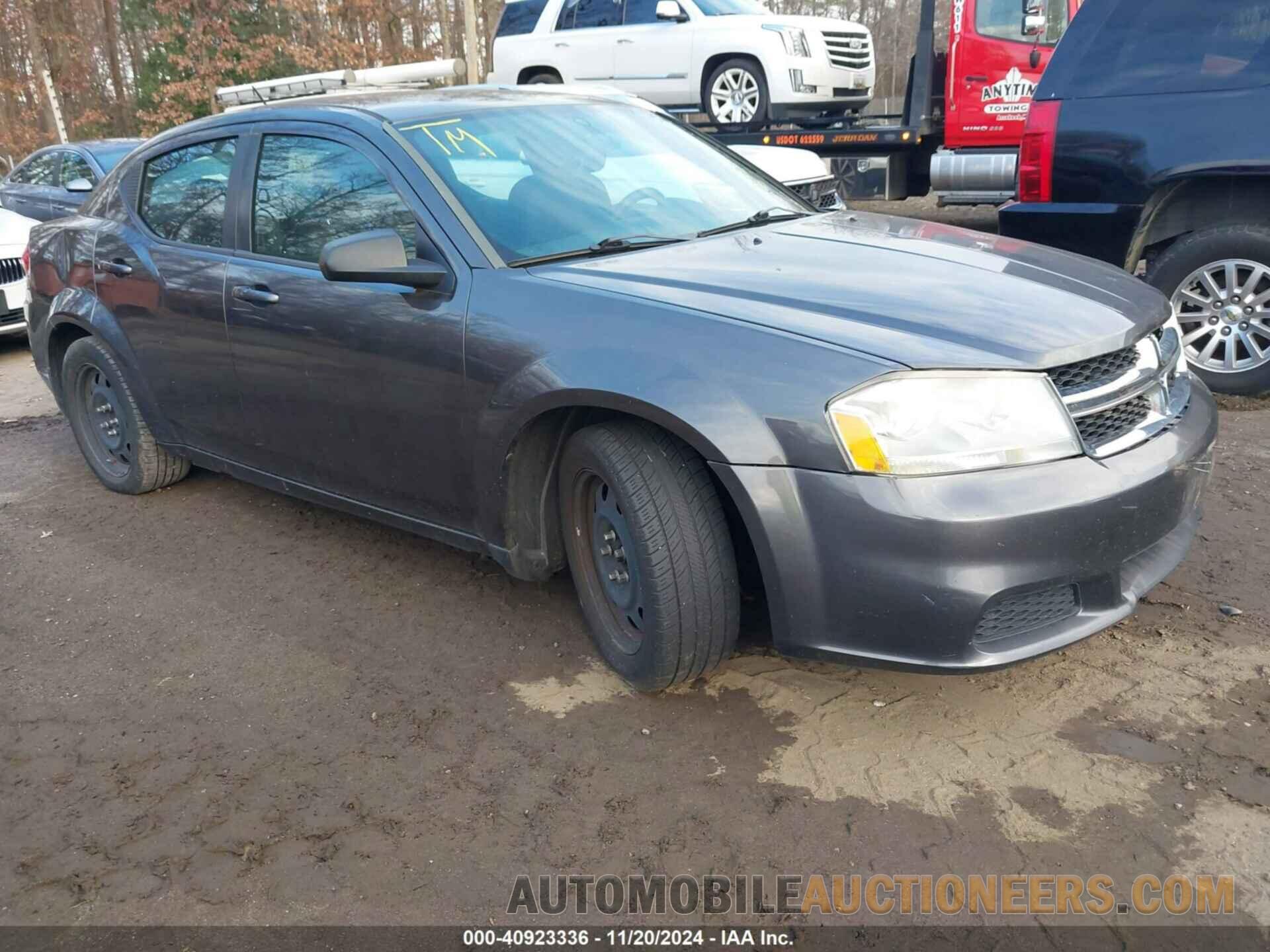 1C3CDZAB8EN225559 DODGE AVENGER 2014