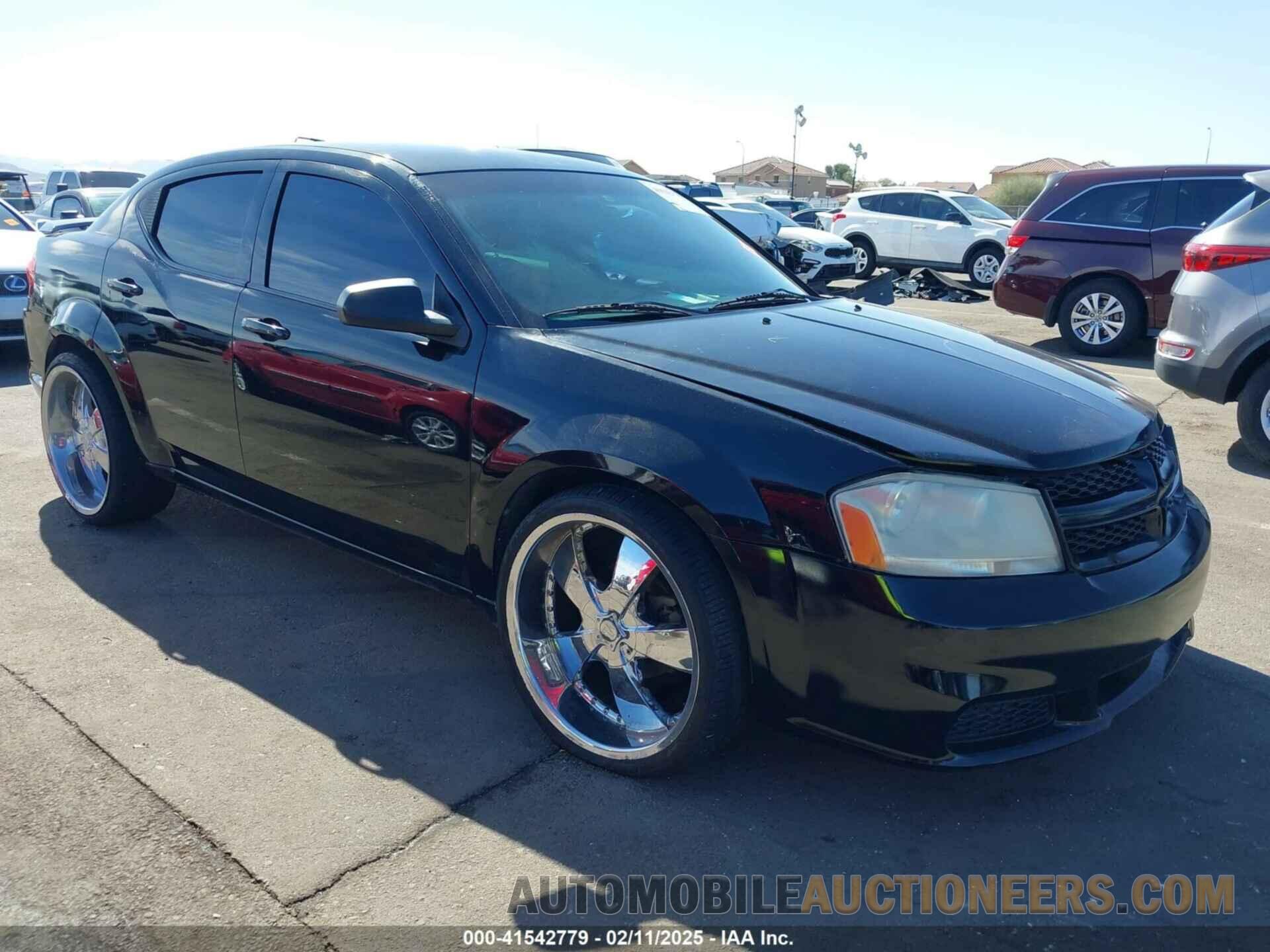 1C3CDZAB9CN110224 DODGE AVENGER 2012