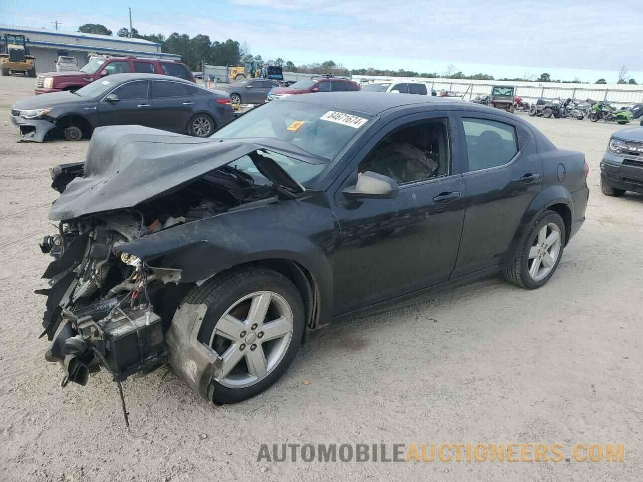 1C3CDZAB9DN607291 DODGE AVENGER 2013