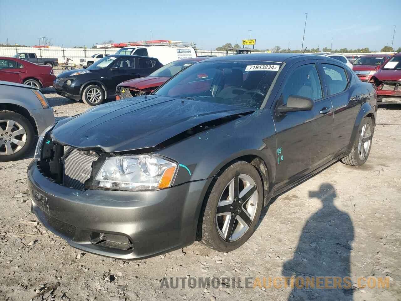 1C3CDZAB9DN649296 DODGE AVENGER 2013