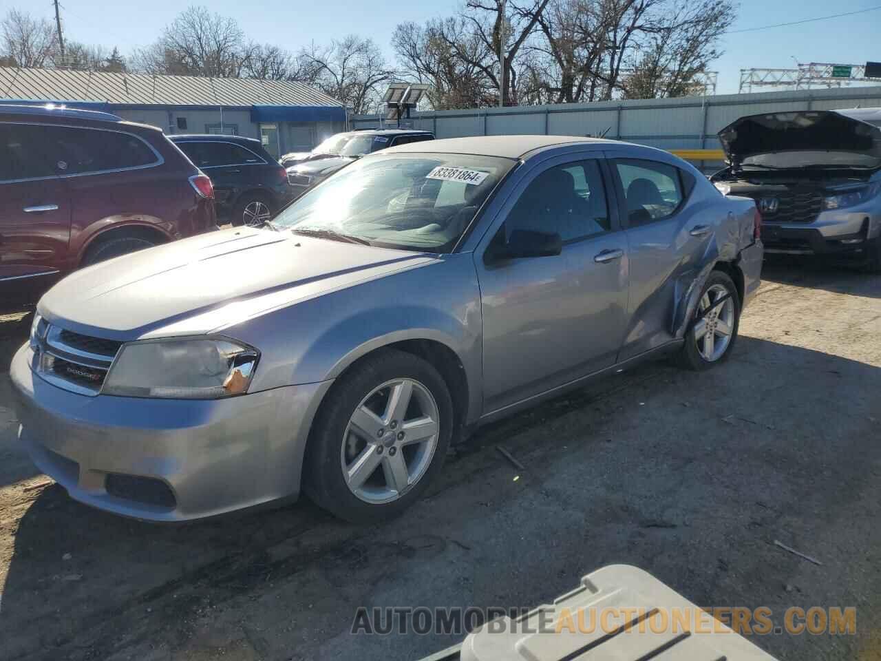 1C3CDZAB9DN662517 DODGE AVENGER 2013