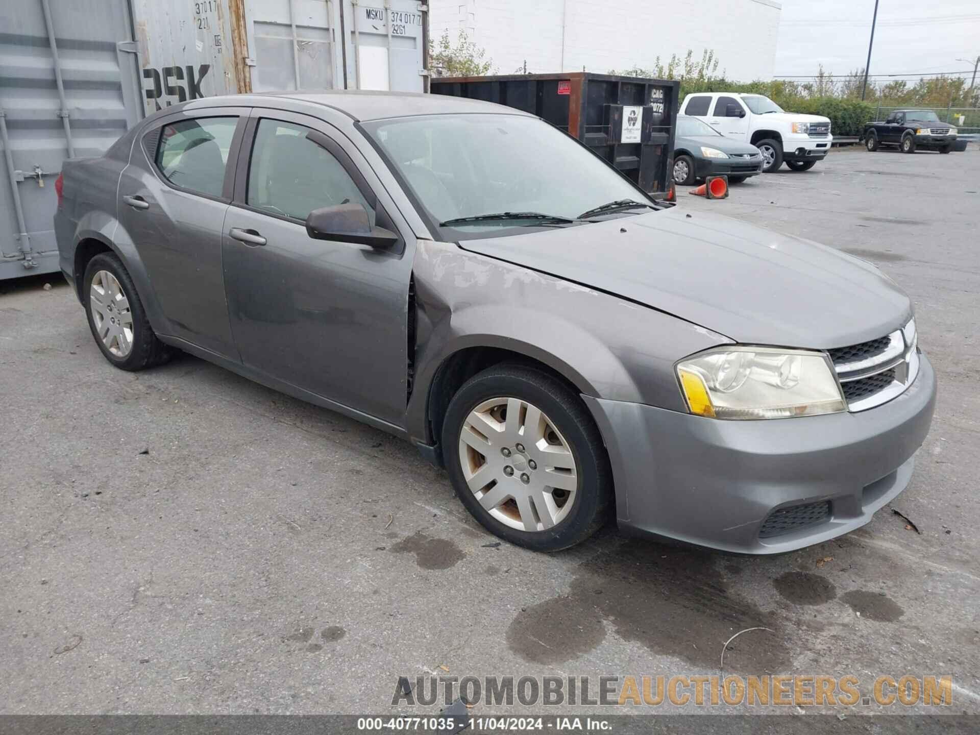 1C3CDZAB9DN690737 DODGE AVENGER 2013