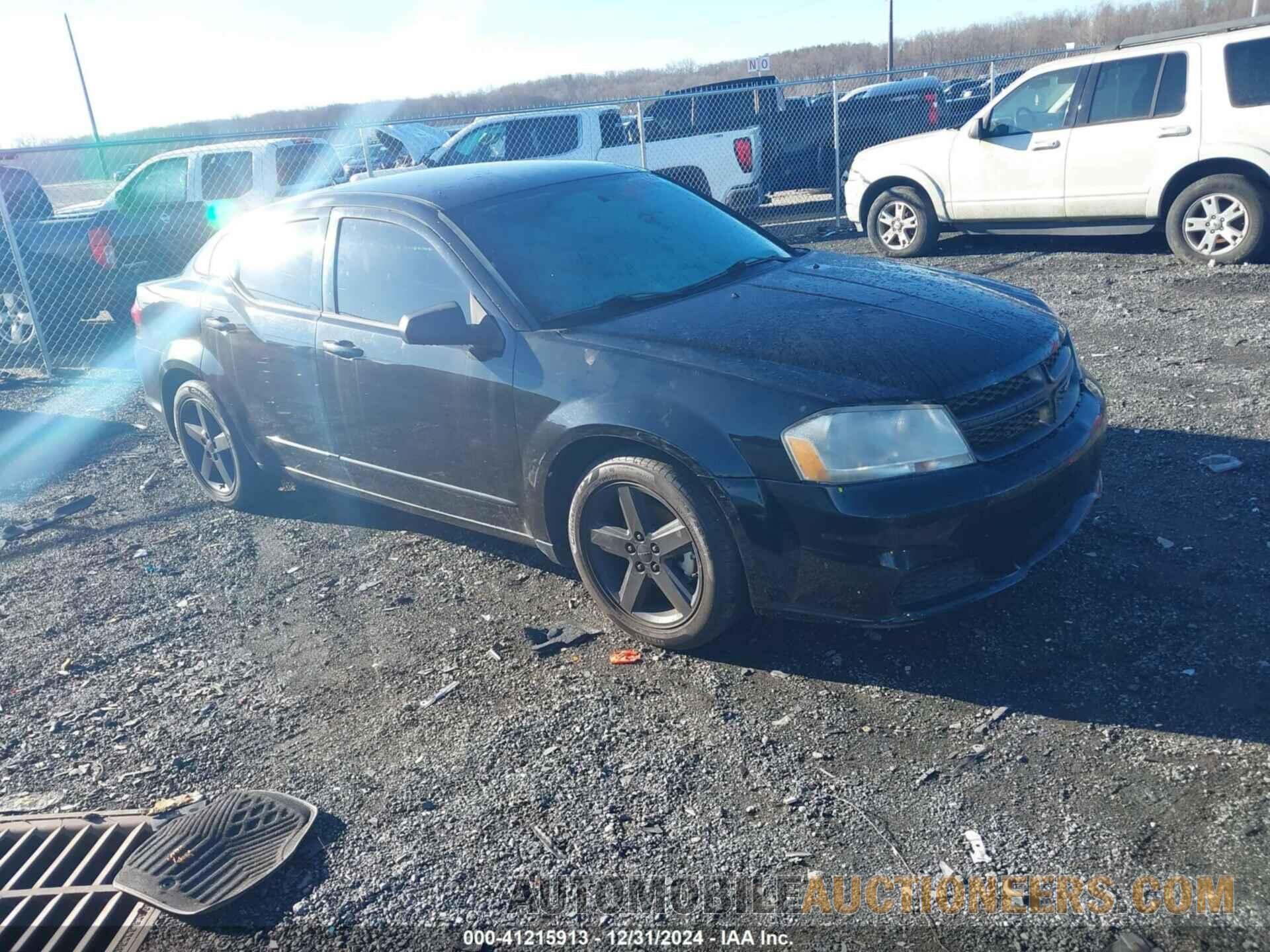 1C3CDZAB9DN717127 DODGE AVENGER 2013