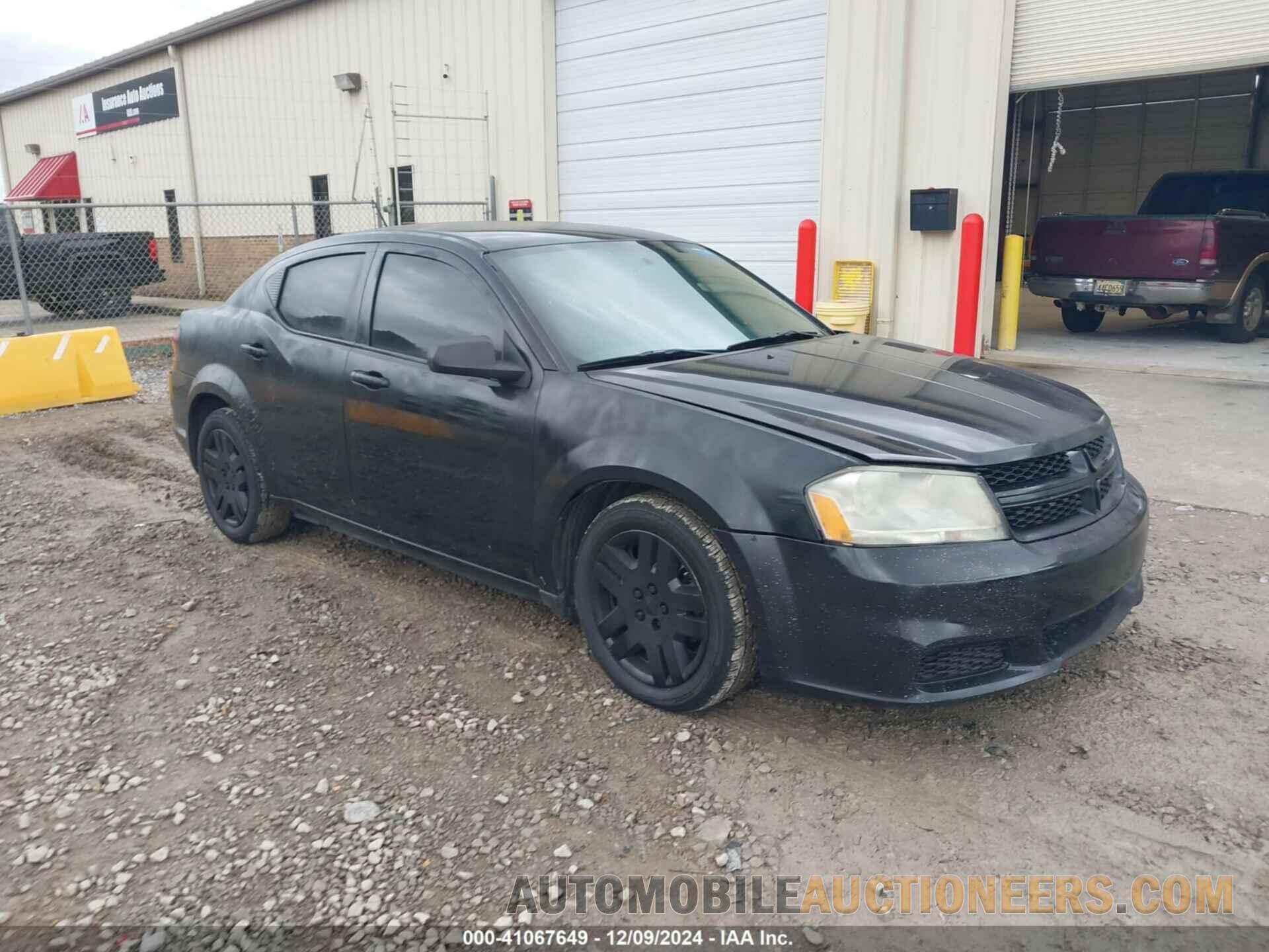 1C3CDZAB9EN228440 DODGE AVENGER 2014