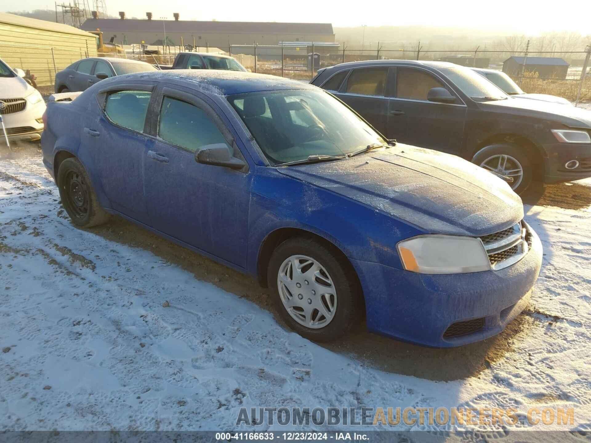 1C3CDZABXDN638758 DODGE AVENGER 2013