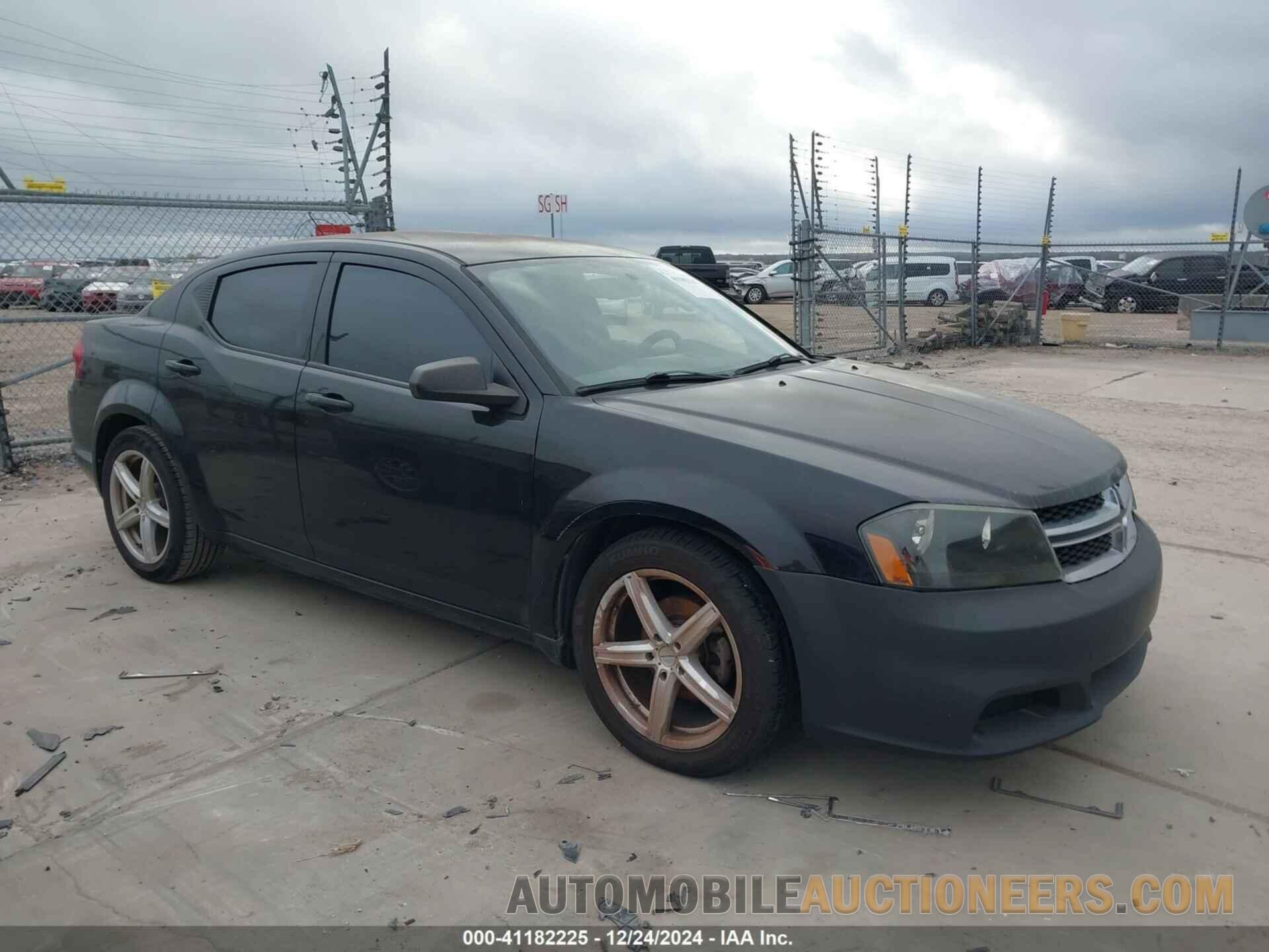 1C3CDZABXDN687989 DODGE AVENGER 2013