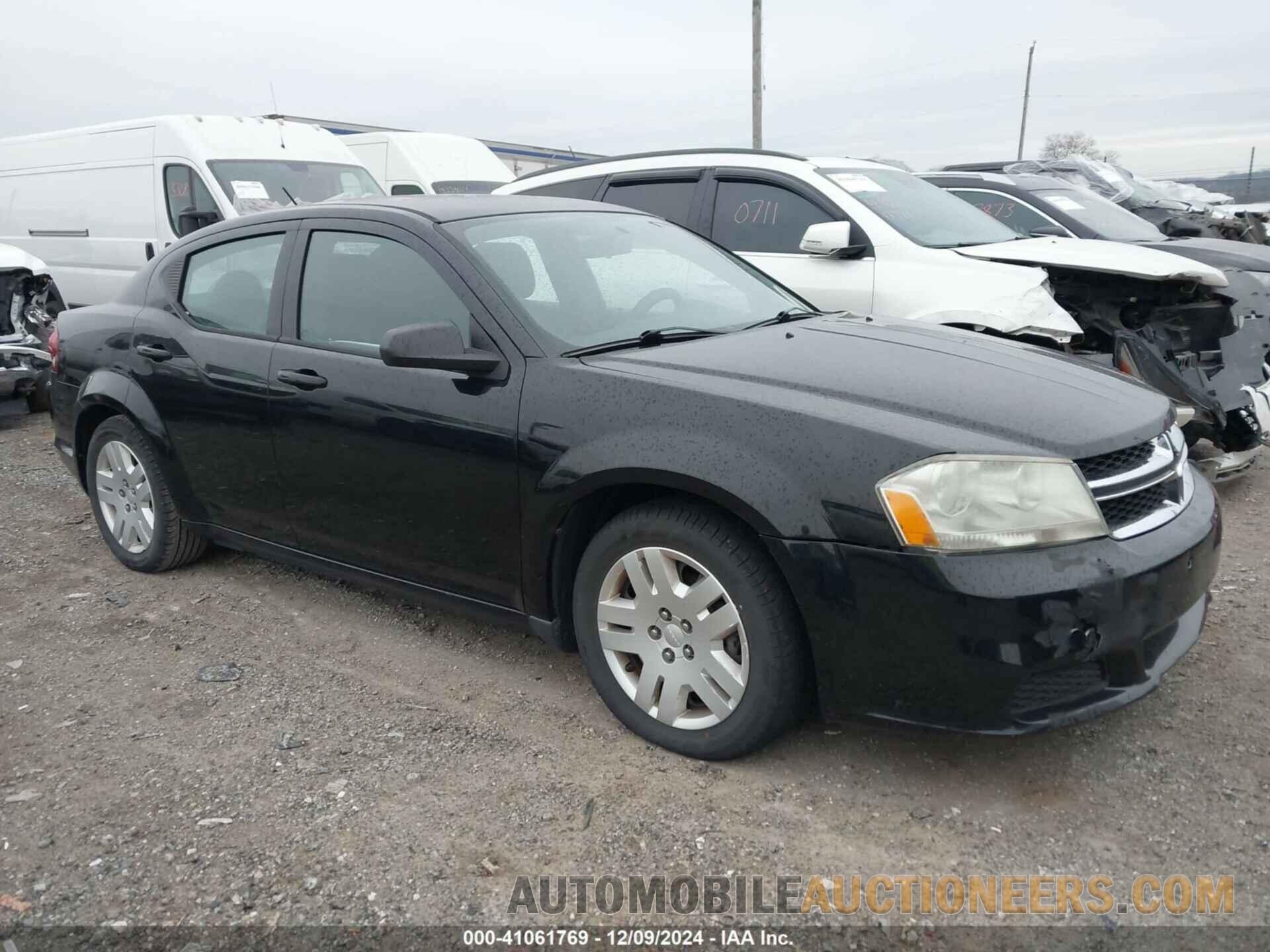 1C3CDZABXEN148144 DODGE AVENGER 2014