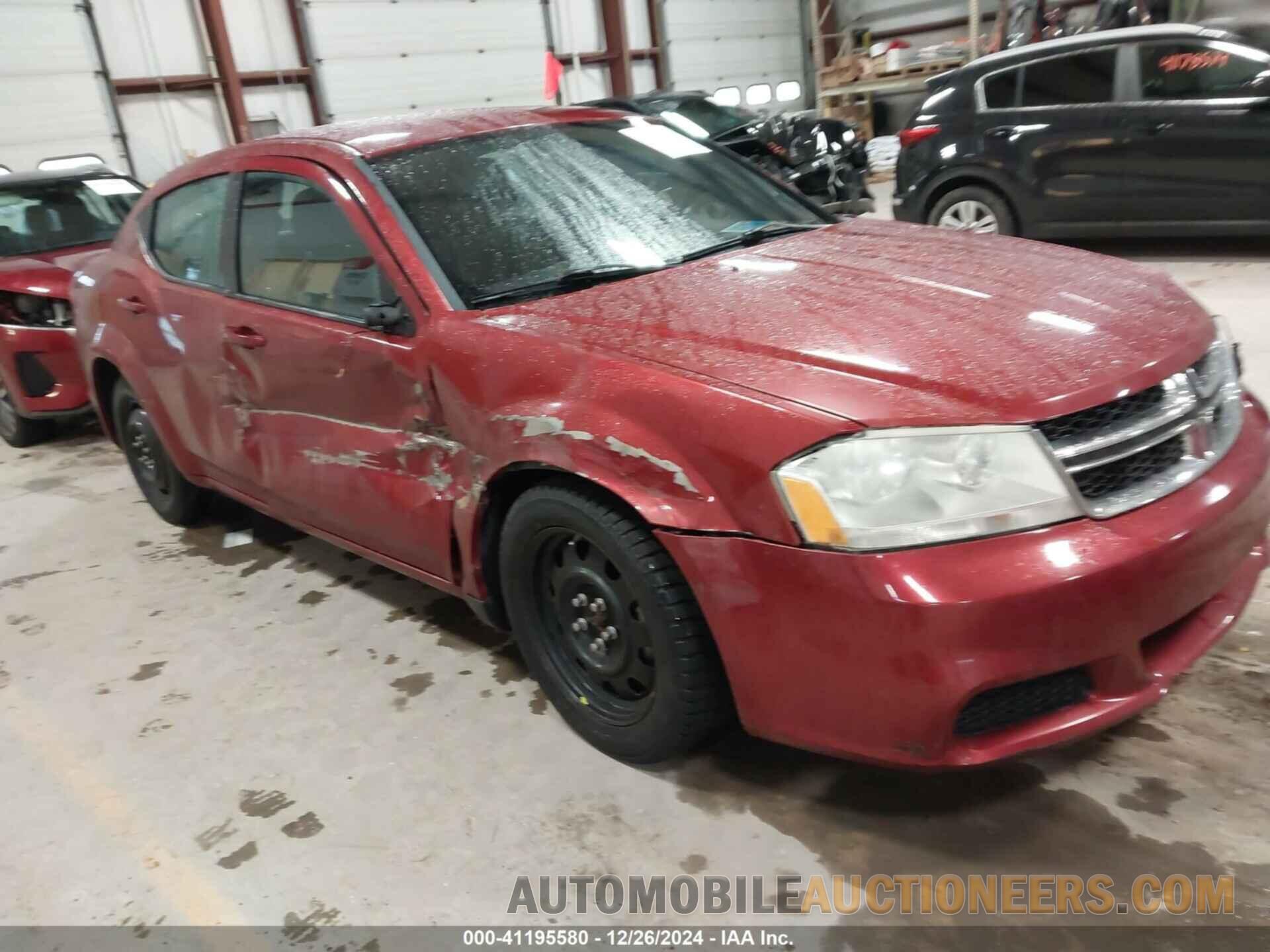 1C3CDZABXEN217060 DODGE AVENGER 2014