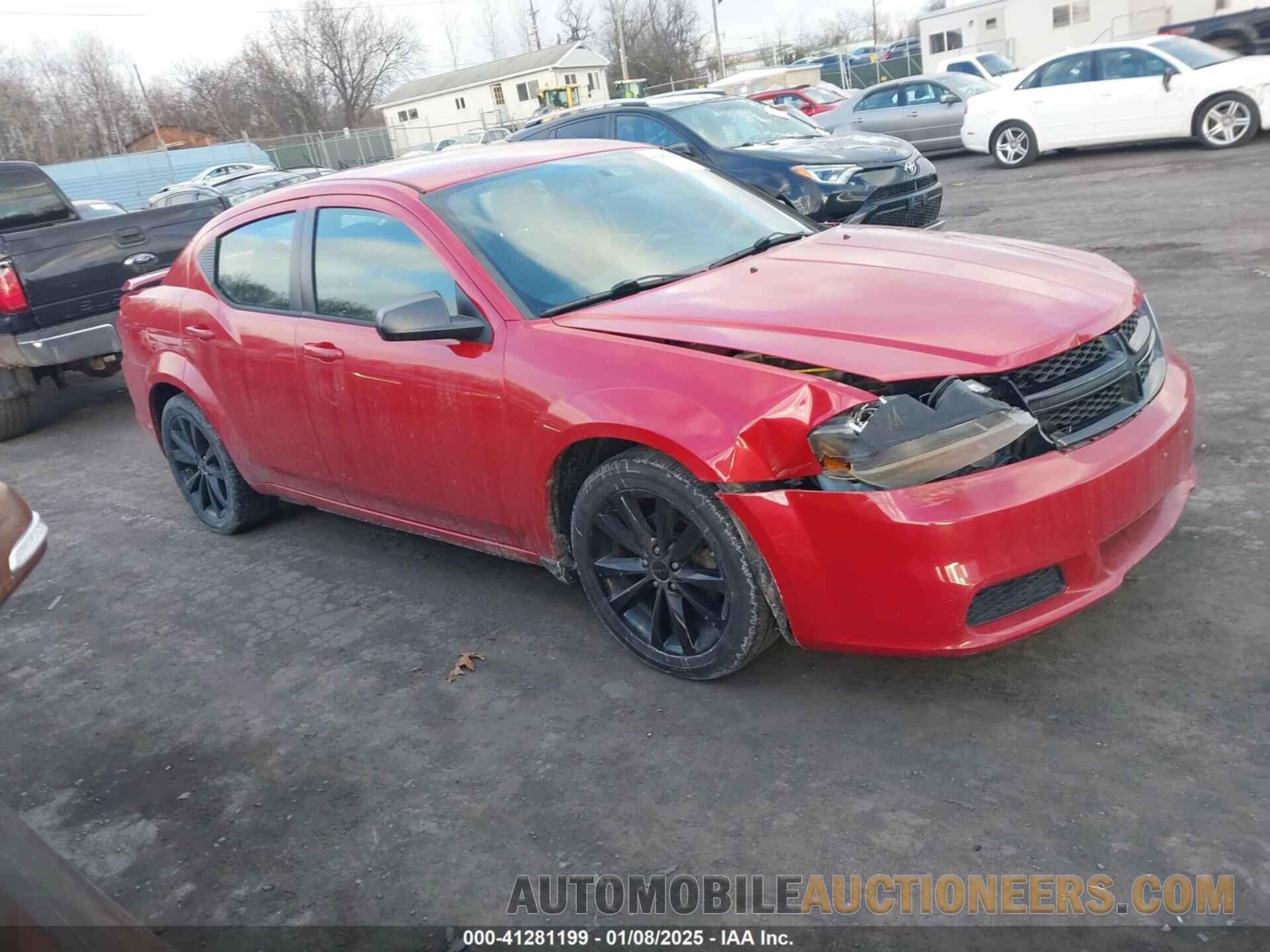 1C3CDZABXEN223151 DODGE AVENGER 2014