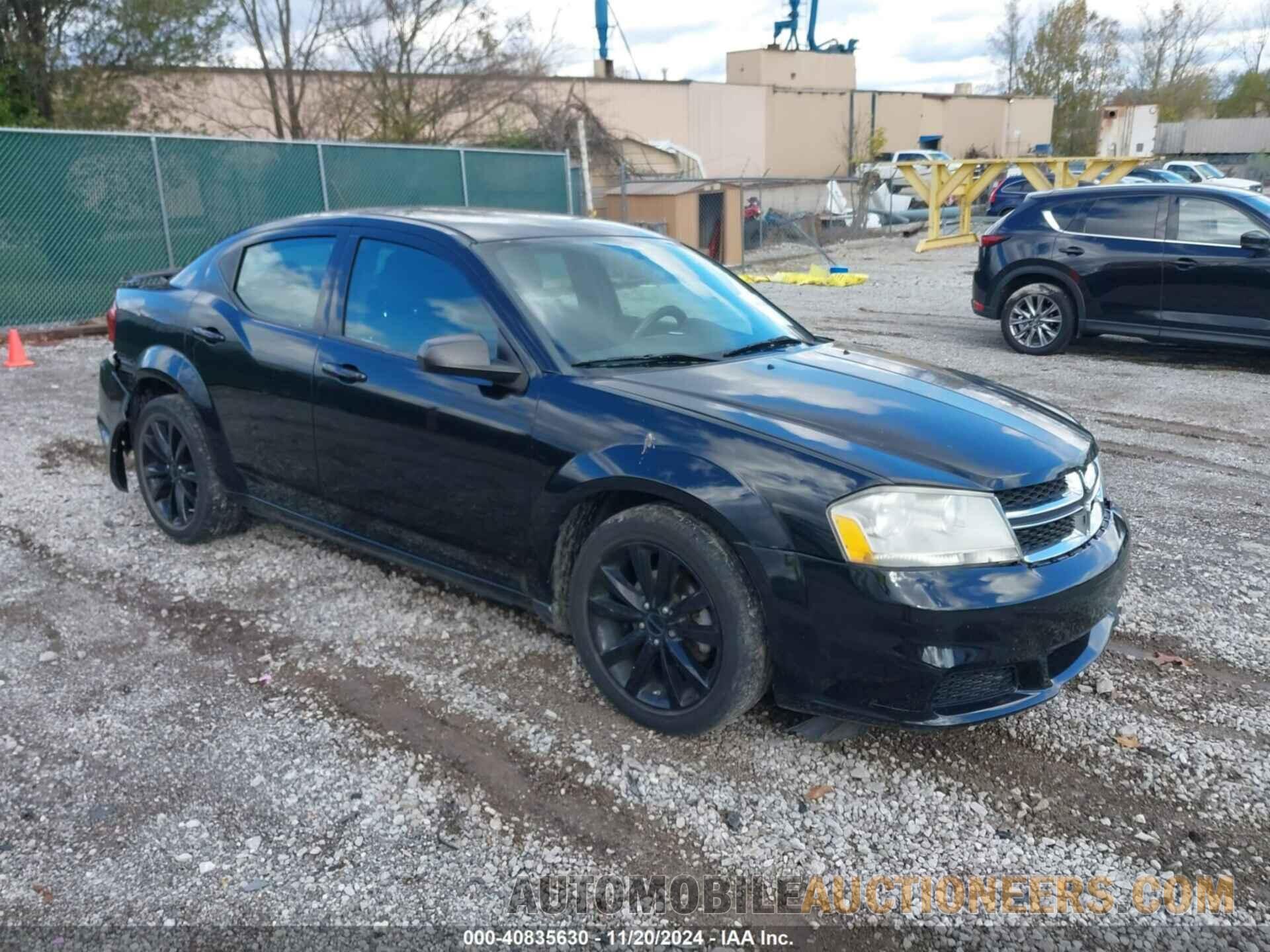 1C3CDZAG0EN236521 DODGE AVENGER 2014