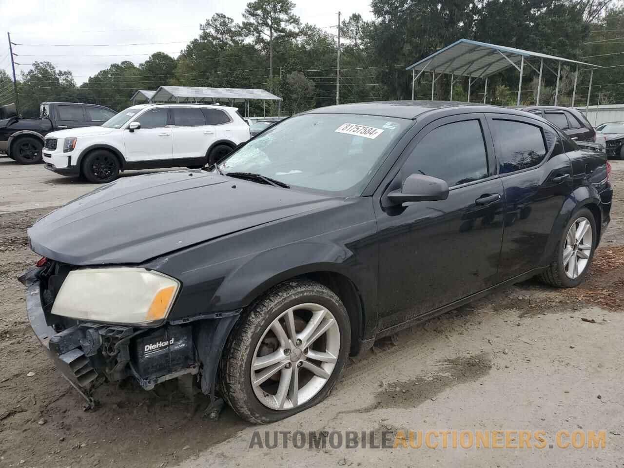 1C3CDZAG1CN254801 DODGE AVENGER 2012