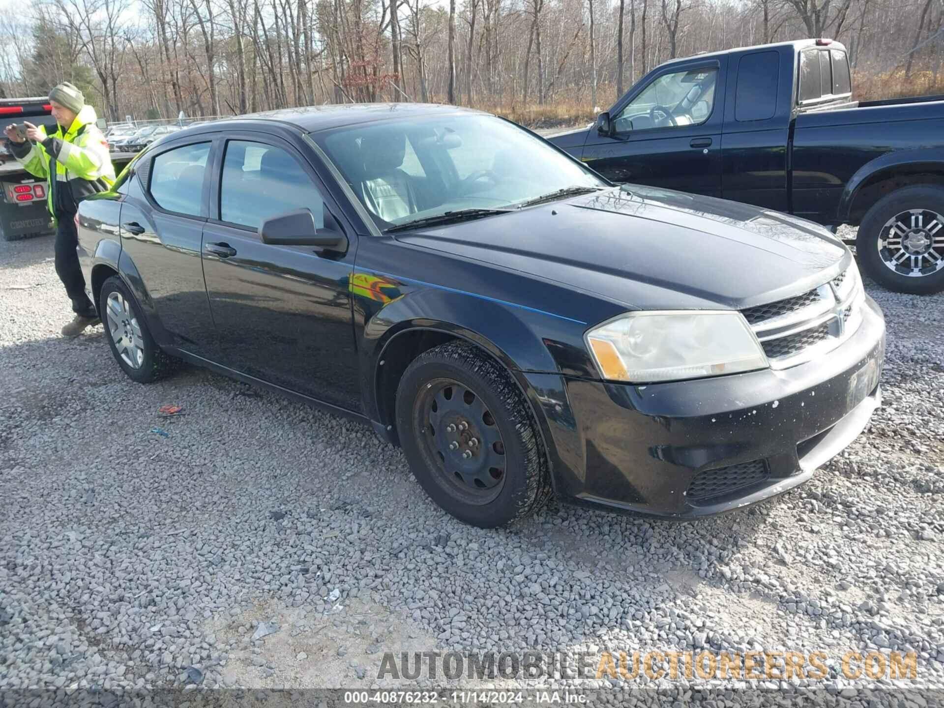 1C3CDZAG1DN747802 DODGE AVENGER 2013