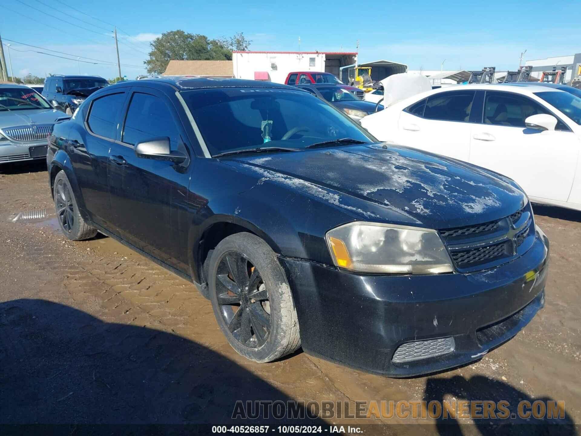 1C3CDZAG1EN139408 DODGE AVENGER 2014