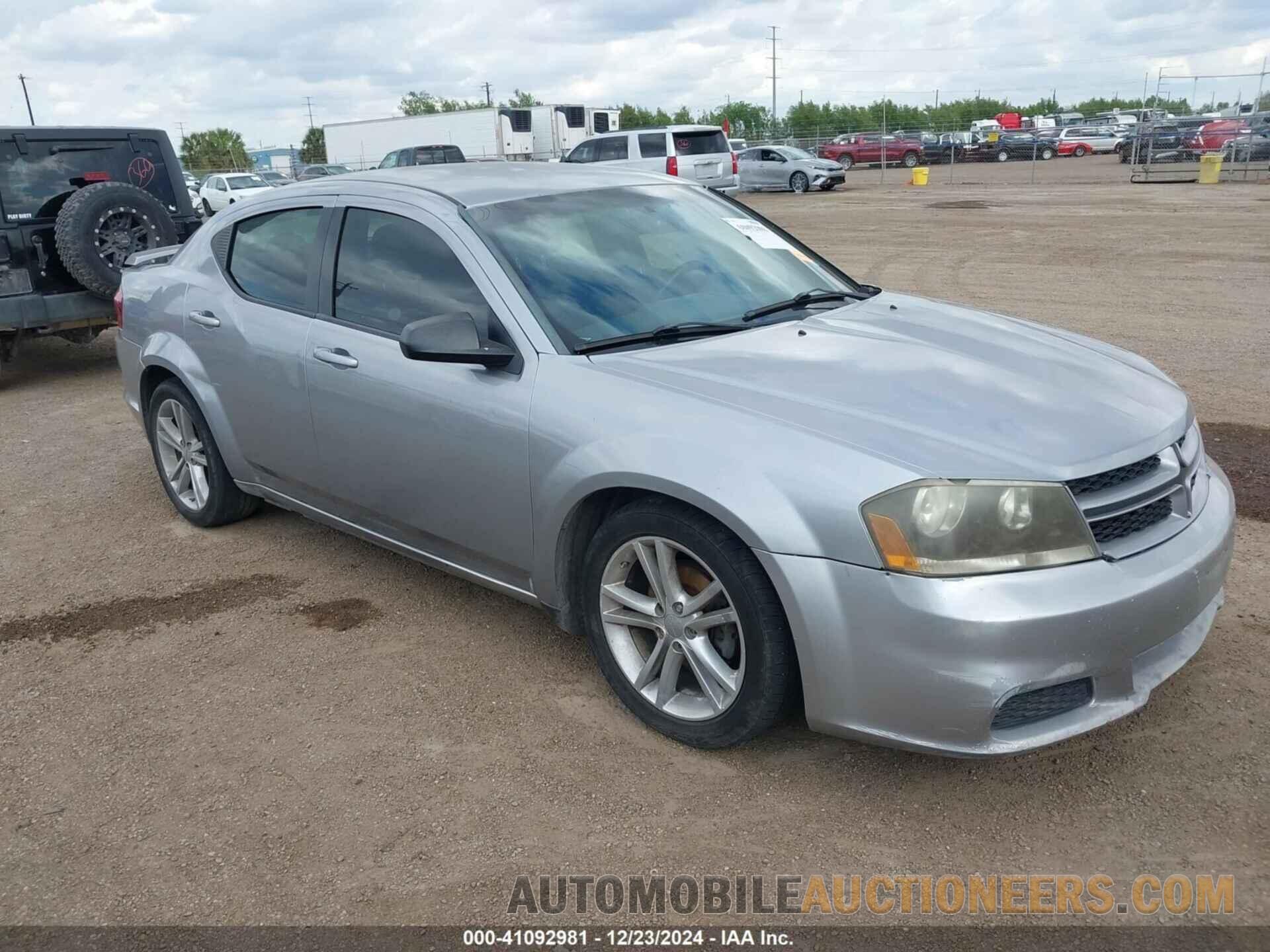 1C3CDZAG2EN156069 DODGE AVENGER 2014