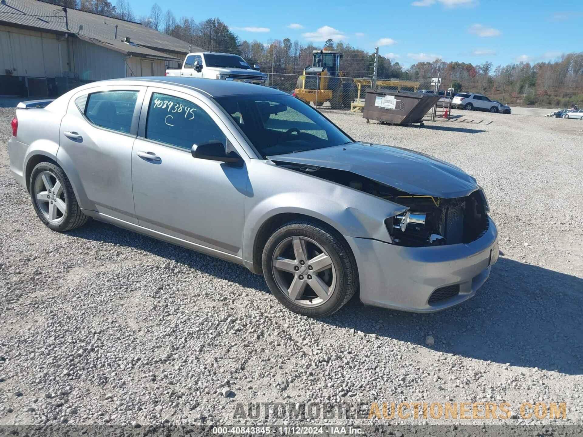 1C3CDZAG3DN769557 DODGE AVENGER 2013