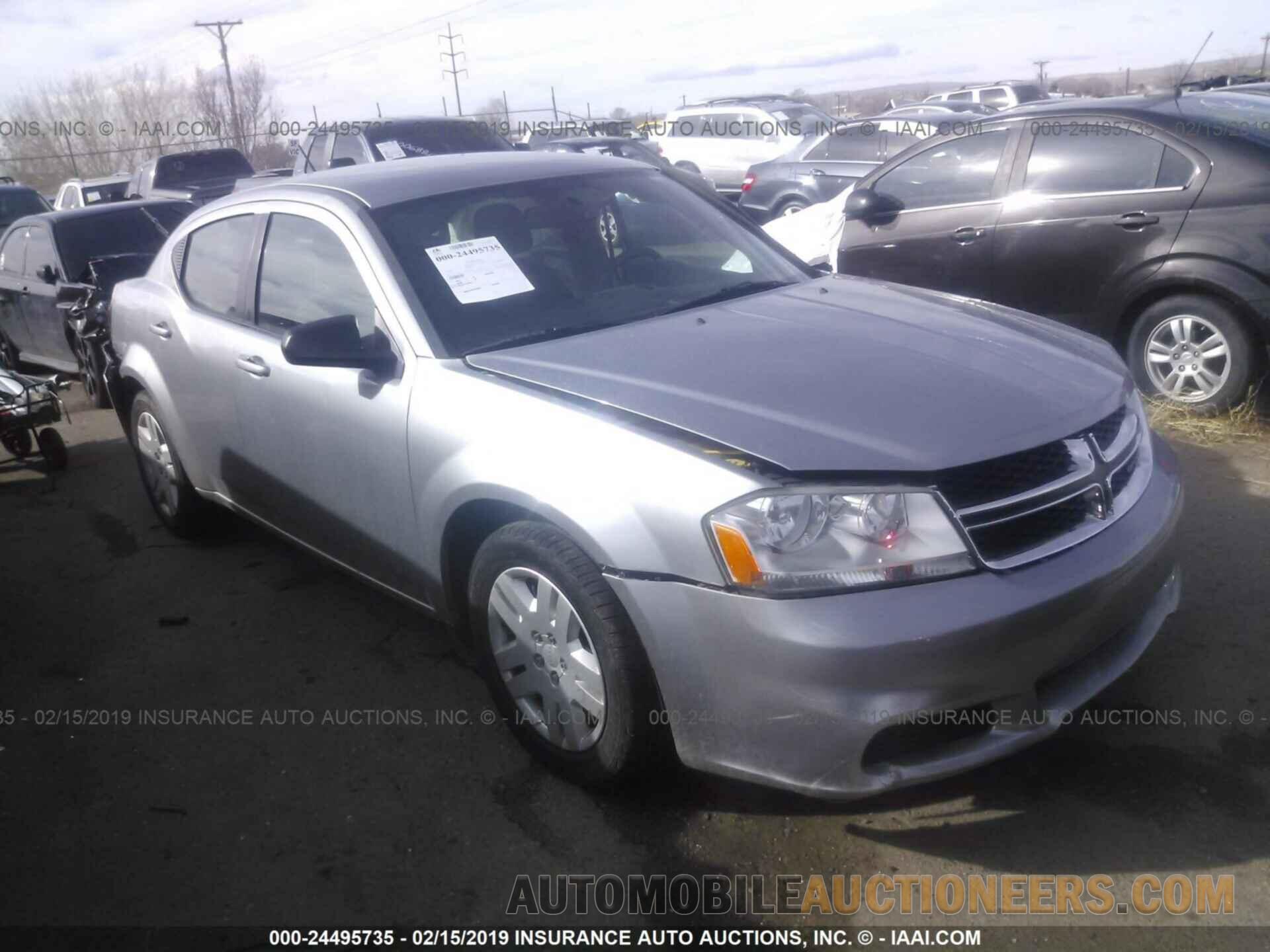 1C3CDZAG3EN218403 DODGE AVENGER 2014