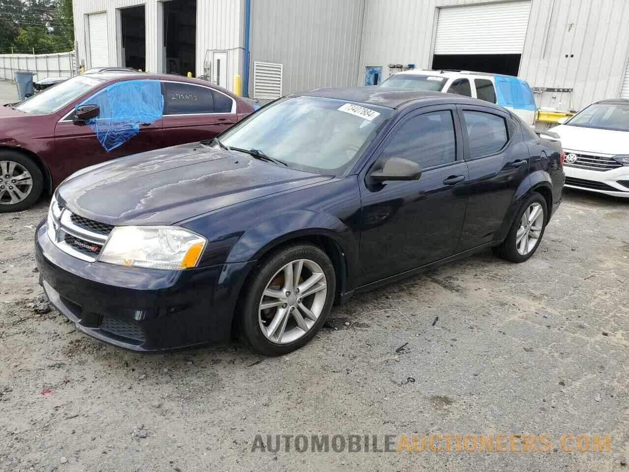 1C3CDZAG4CN254386 DODGE AVENGER 2012