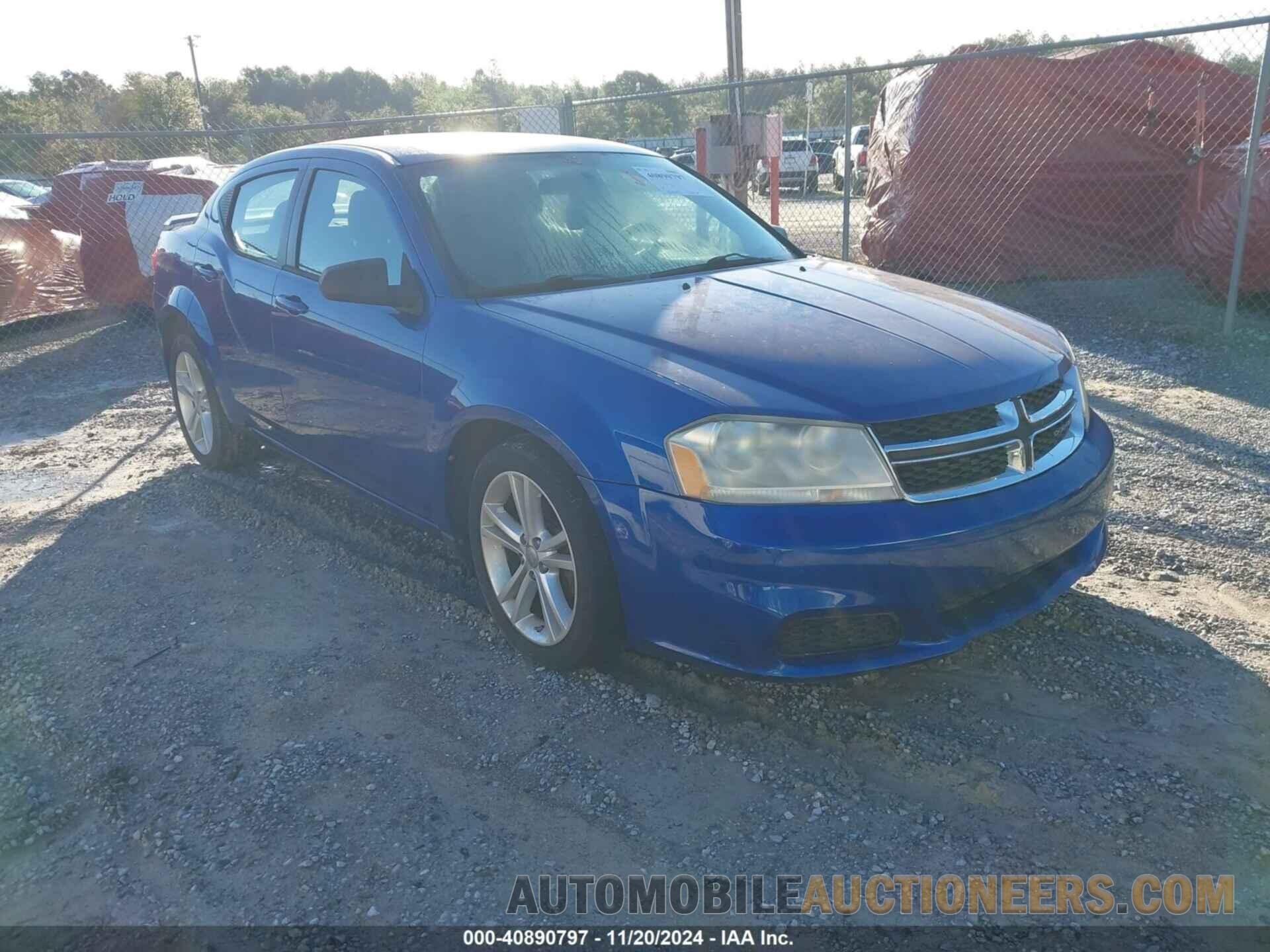 1C3CDZAG4CN329880 DODGE AVENGER 2012