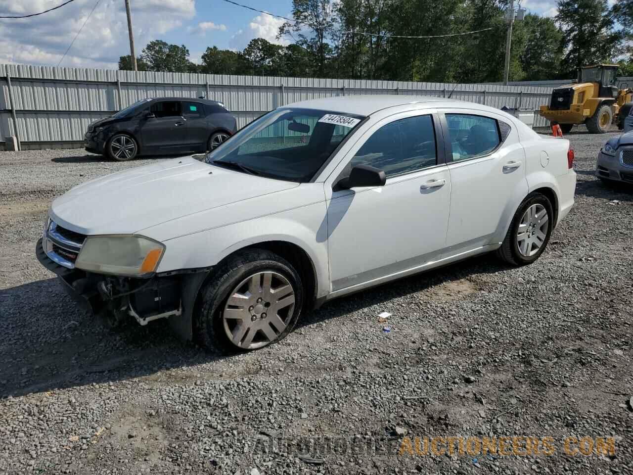 1C3CDZAG5DN749844 DODGE AVENGER 2013