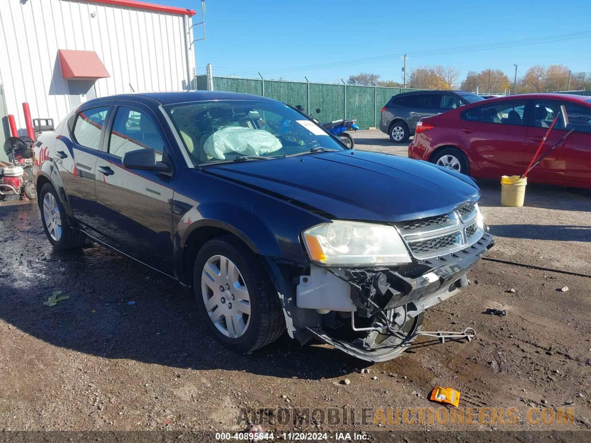 1C3CDZAG5DN766692 DODGE AVENGER 2013