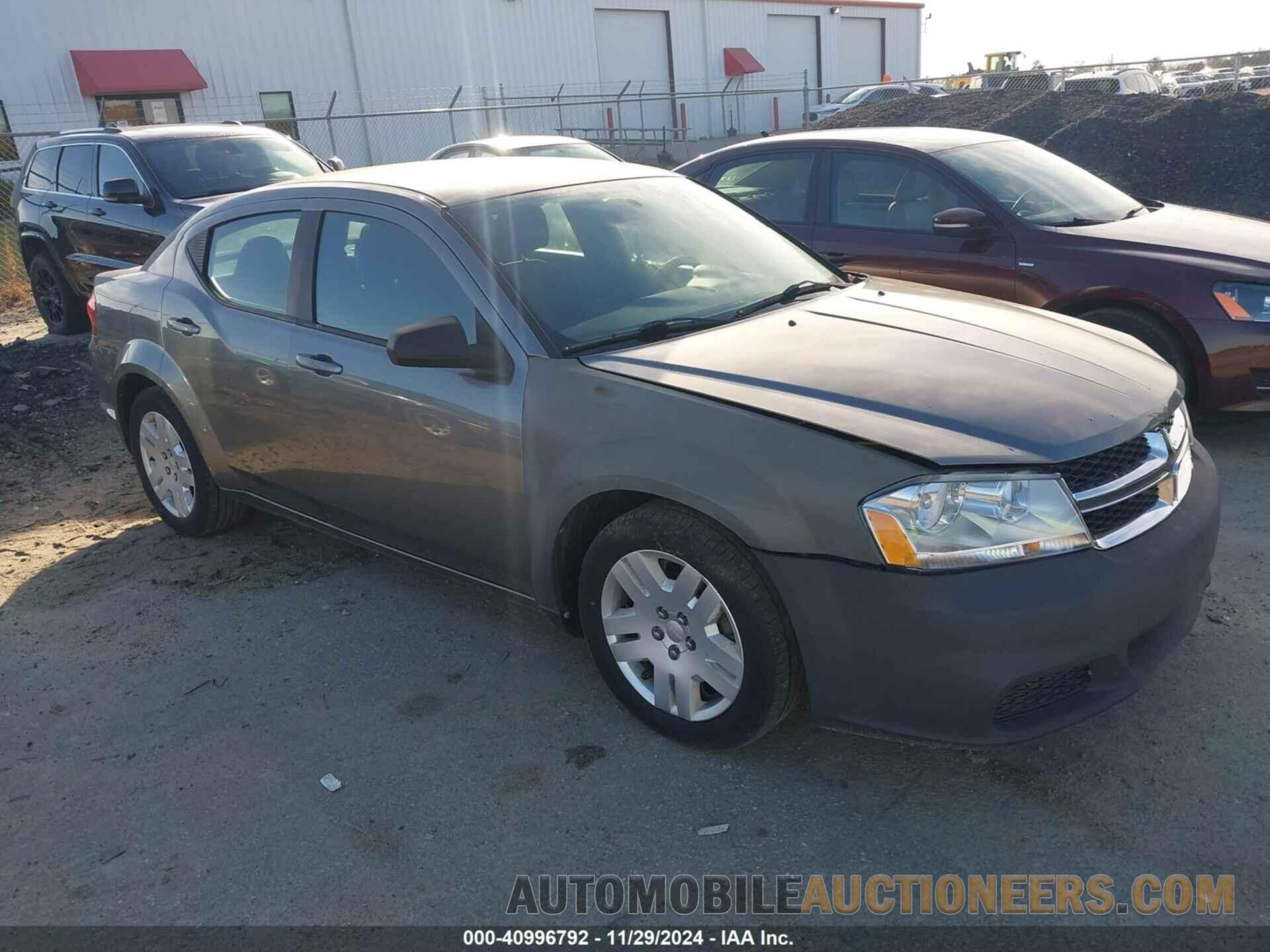 1C3CDZAG6DN752509 DODGE AVENGER 2013