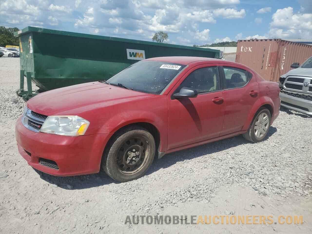 1C3CDZAG6EN159816 DODGE AVENGER 2014