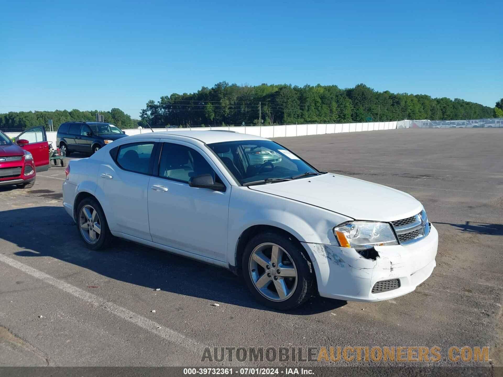 1C3CDZAG8EN217151 DODGE AVENGER 2014