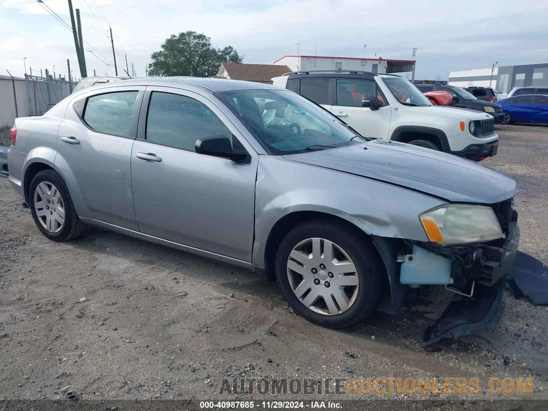 1C3CDZAG9EN219202 DODGE AVENGER 2014