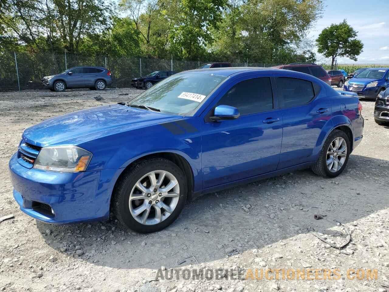 1C3CDZBG0EN237828 DODGE AVENGER 2014