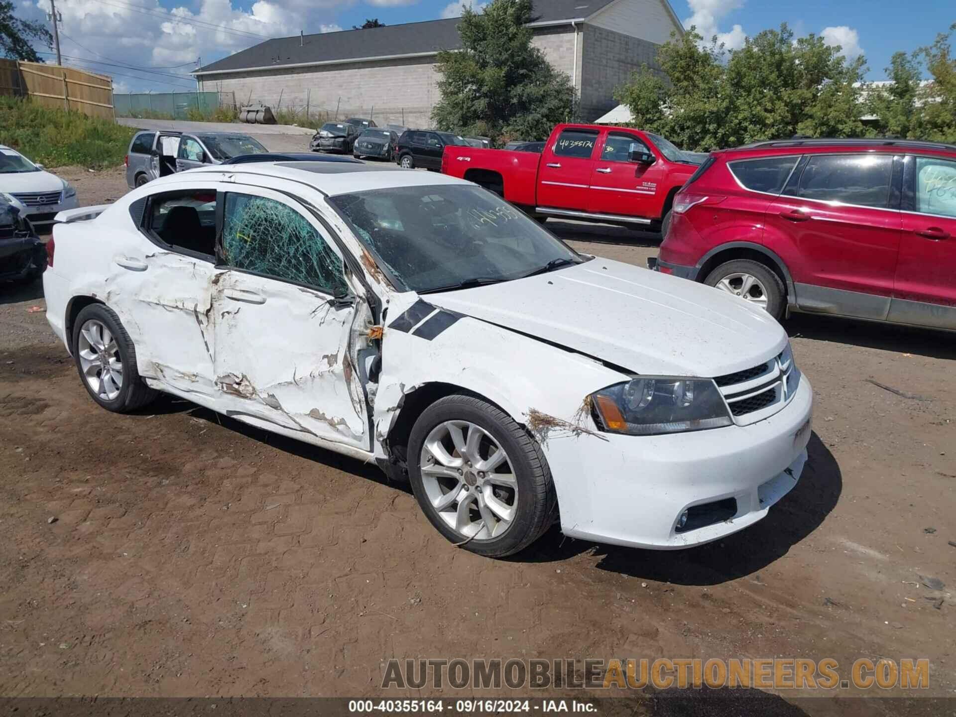 1C3CDZBG3EN166401 DODGE AVENGER 2014