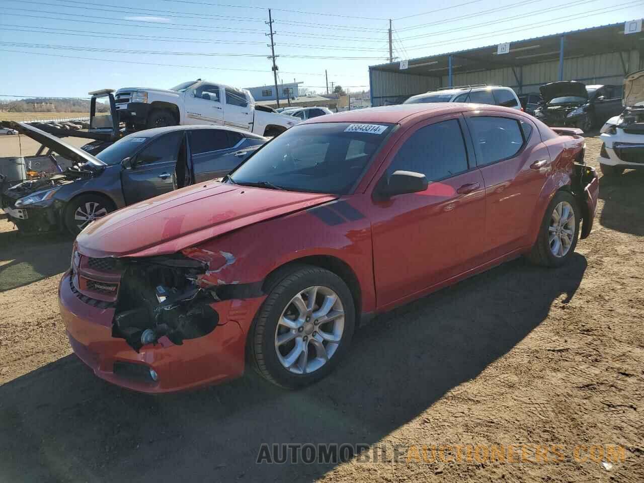 1C3CDZBG4EN183031 DODGE AVENGER 2014