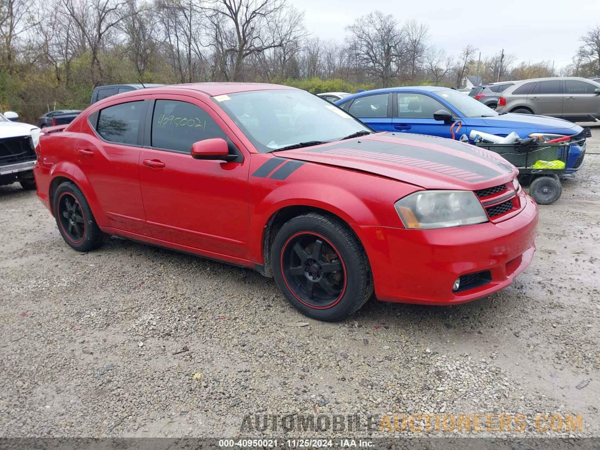 1C3CDZBG9DN590227 DODGE AVENGER 2013