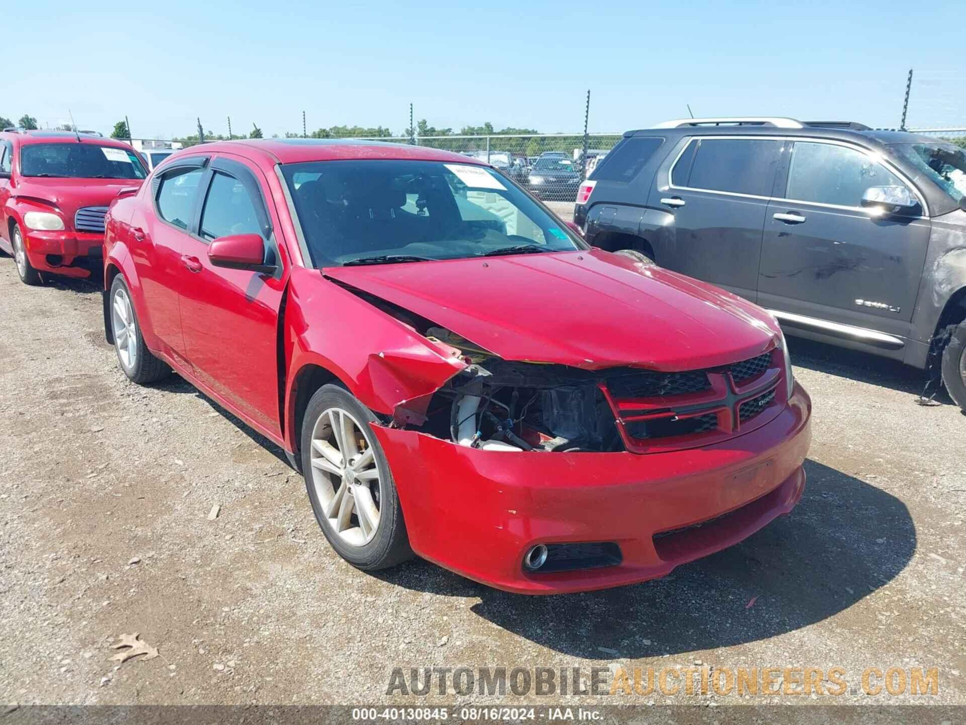 1C3CDZCB0EN138624 DODGE AVENGER 2014