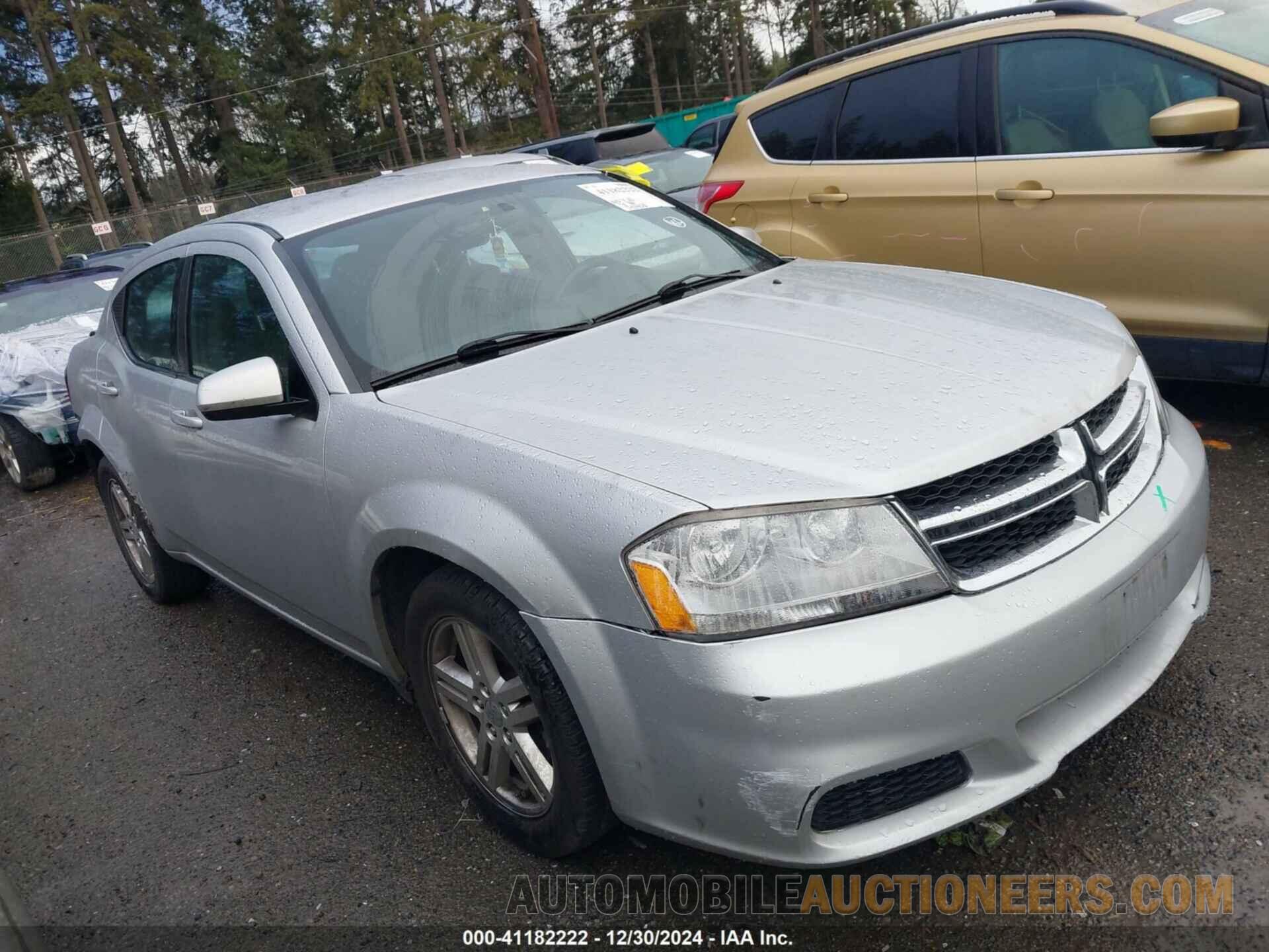 1C3CDZCB1CN269283 DODGE AVENGER 2012