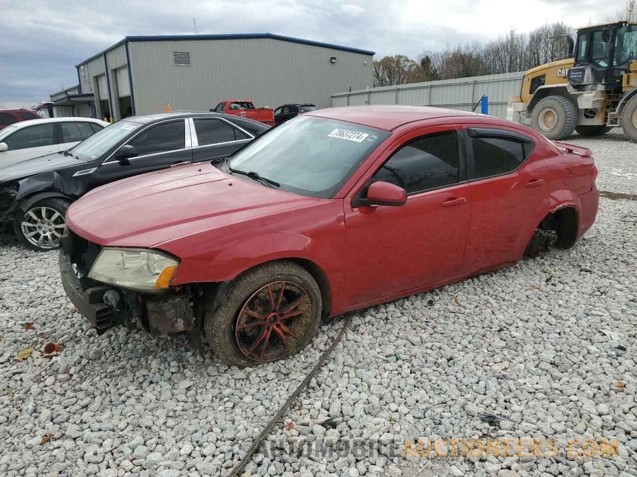 1C3CDZCB2DN502458 DODGE AVENGER 2013