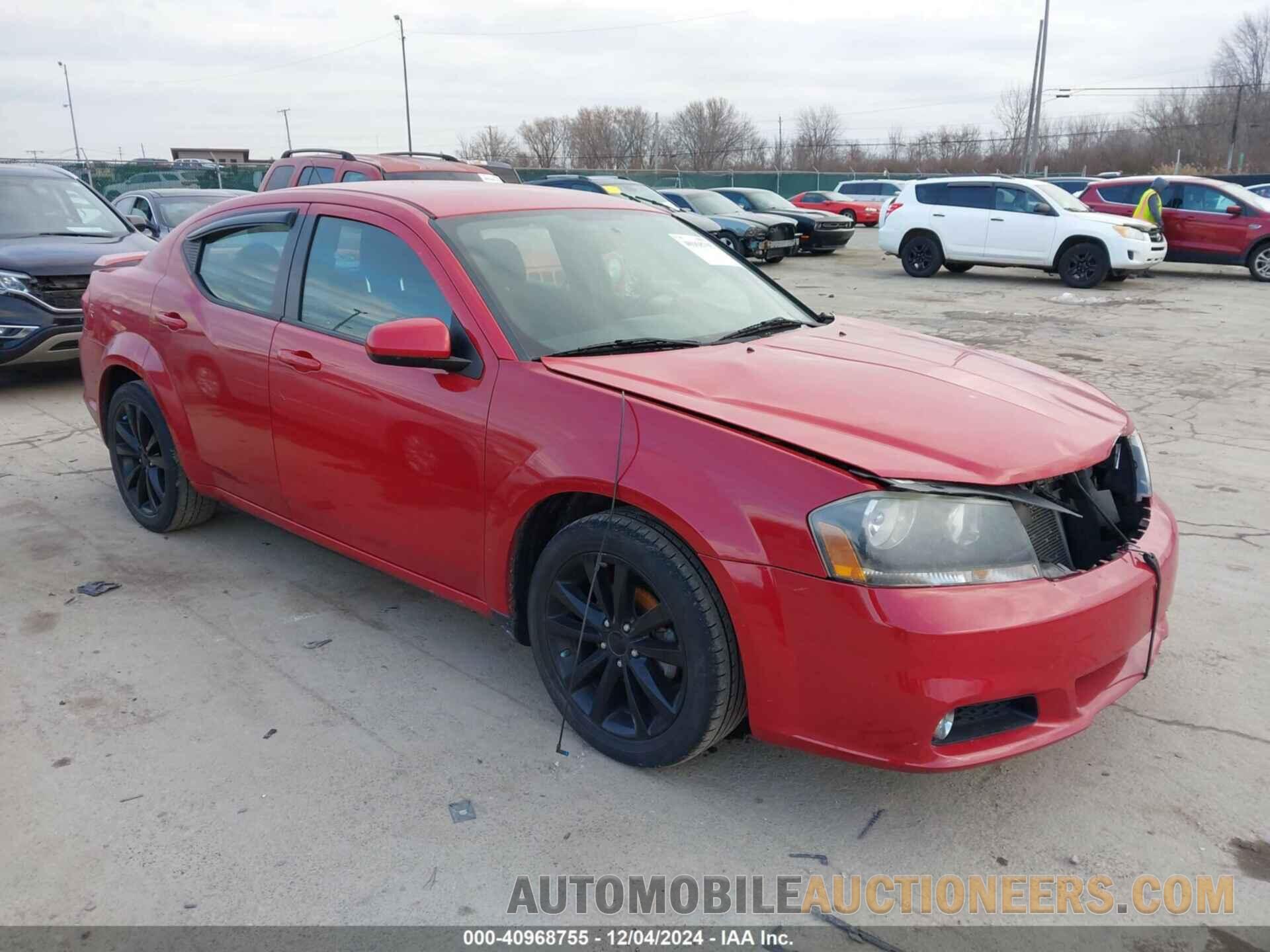 1C3CDZCB3DN710476 DODGE AVENGER 2013