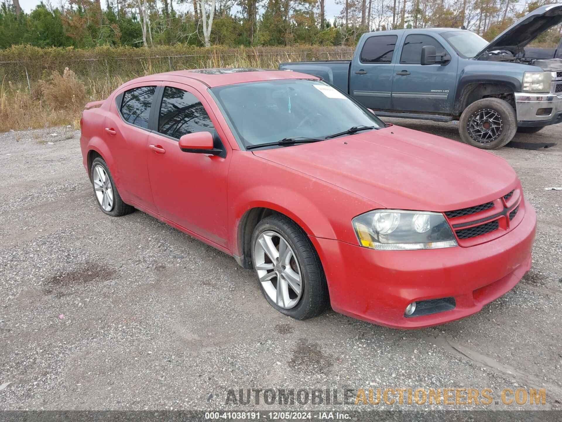 1C3CDZCB3EN109568 DODGE AVENGER 2014