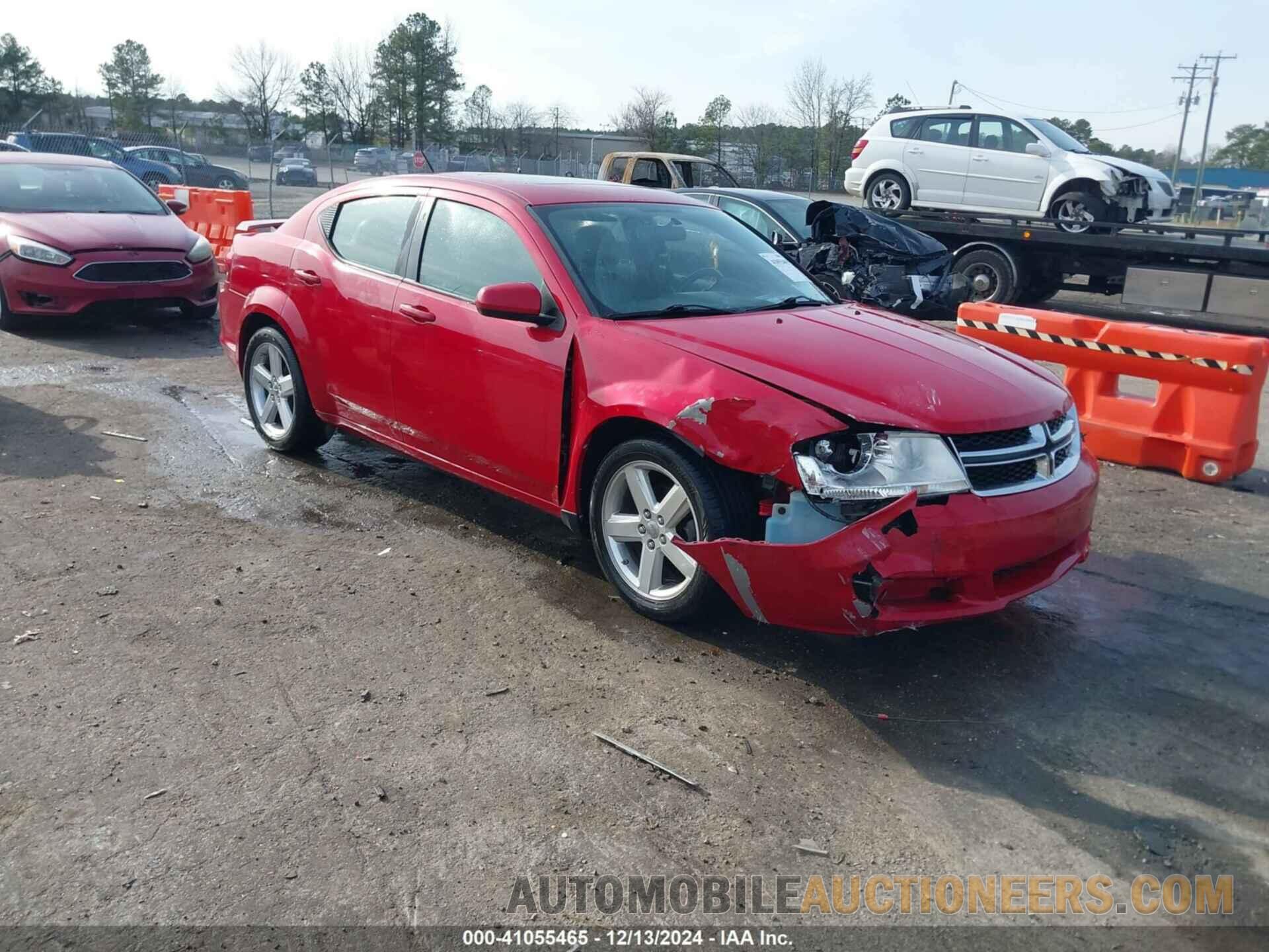 1C3CDZCB4CN142141 DODGE AVENGER 2012