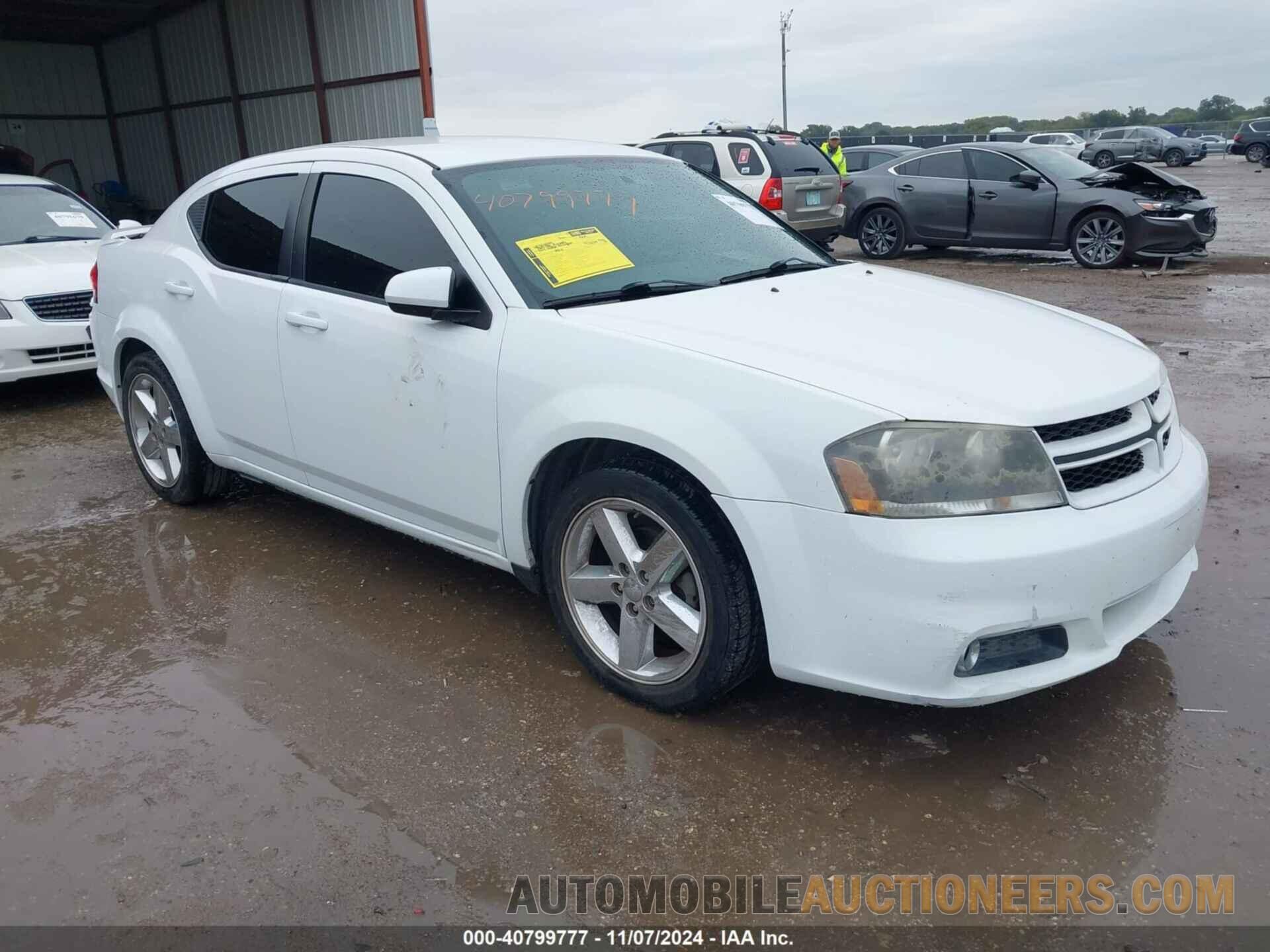 1C3CDZCB4DN581275 DODGE AVENGER 2013