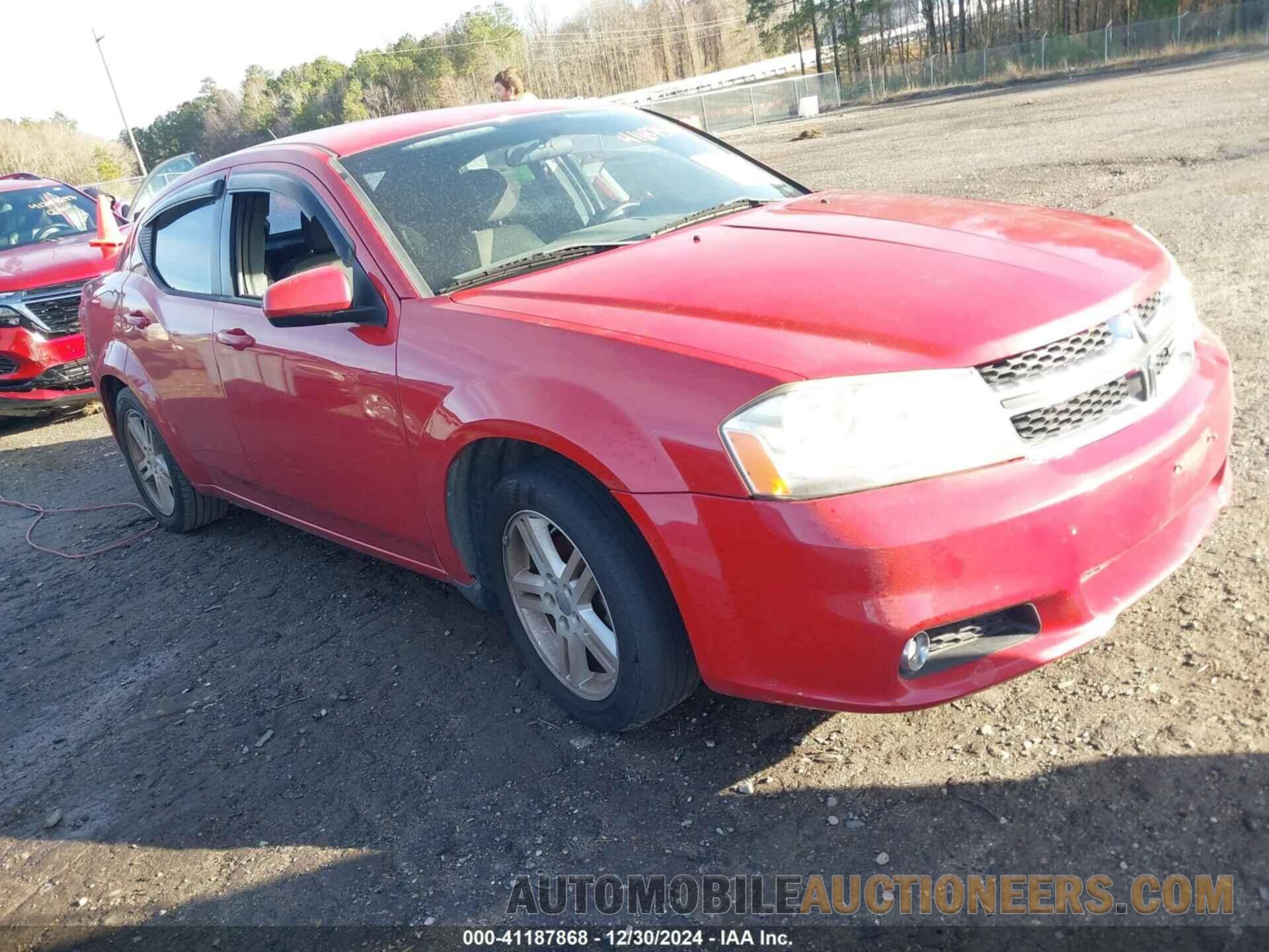 1C3CDZCB4DN625629 DODGE AVENGER 2013