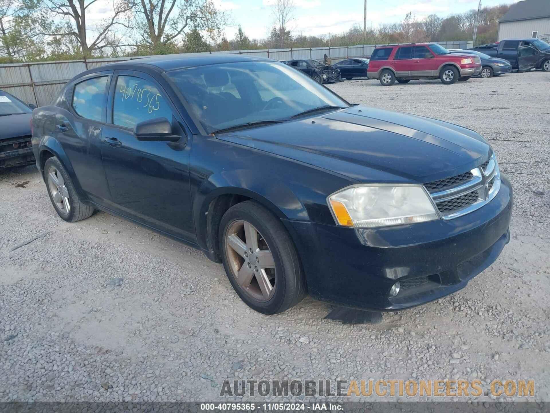 1C3CDZCB4DN680338 DODGE AVENGER 2013