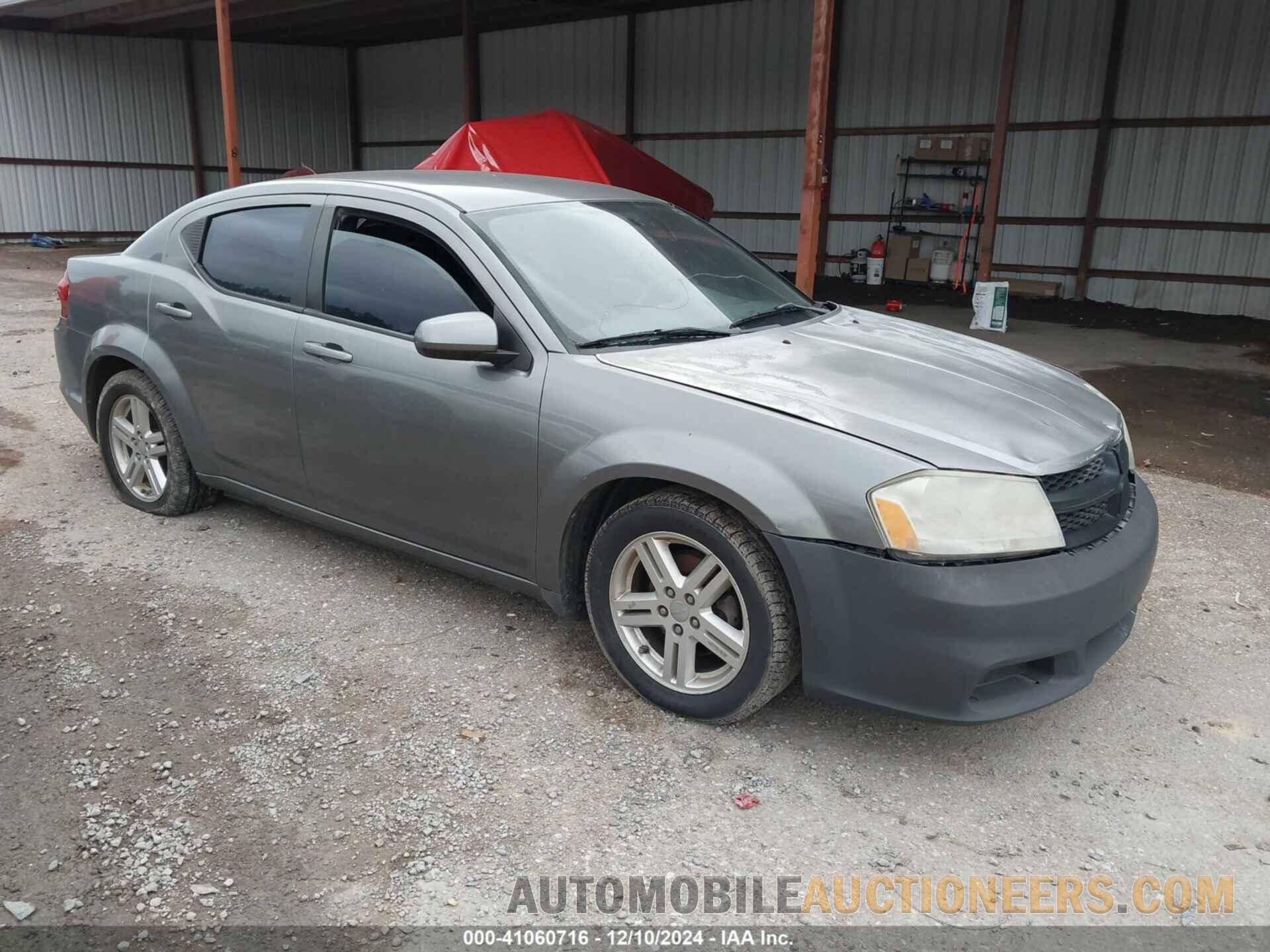 1C3CDZCB6CN235226 DODGE AVENGER 2012