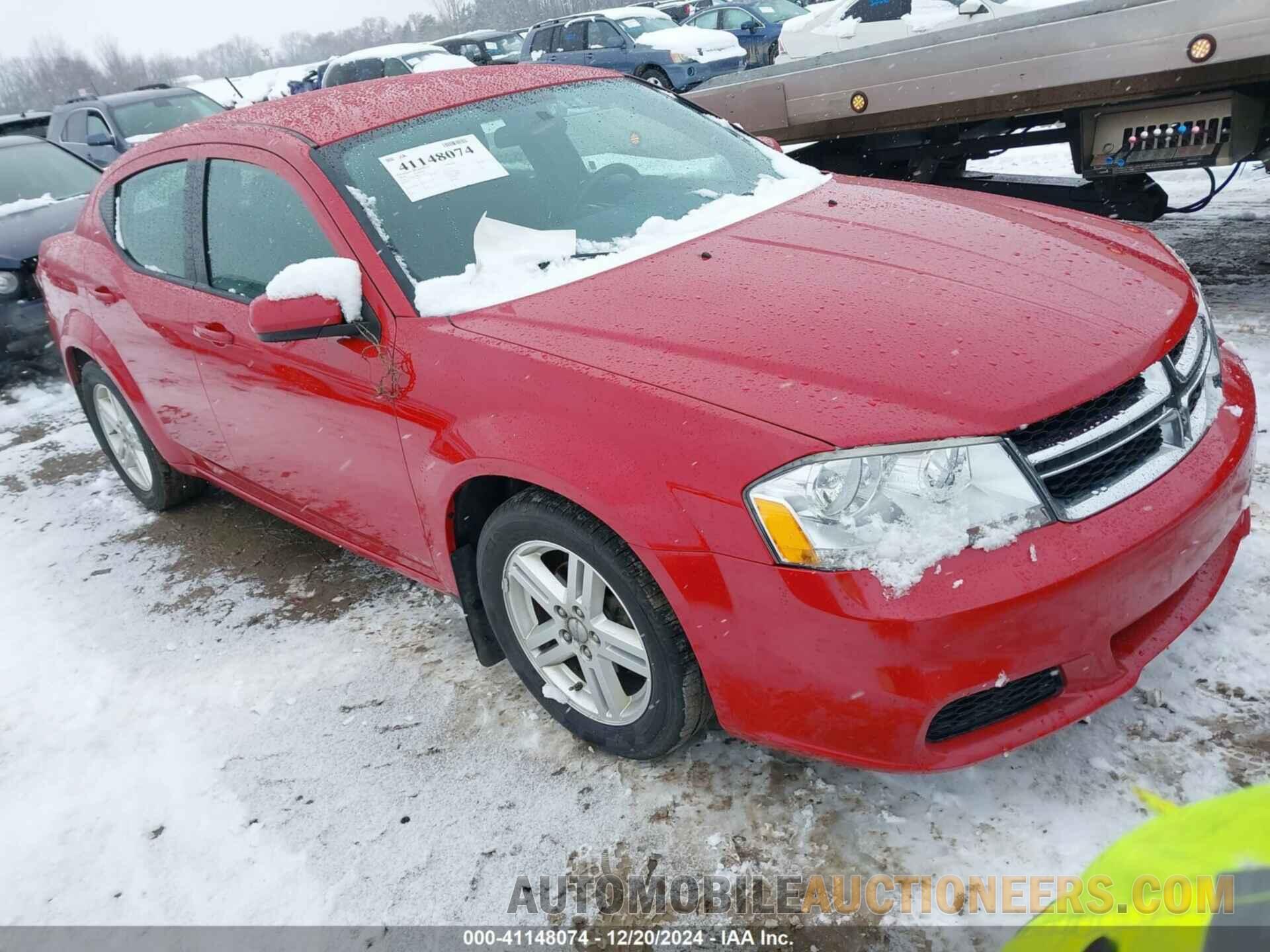 1C3CDZCB6CN238322 DODGE AVENGER 2012