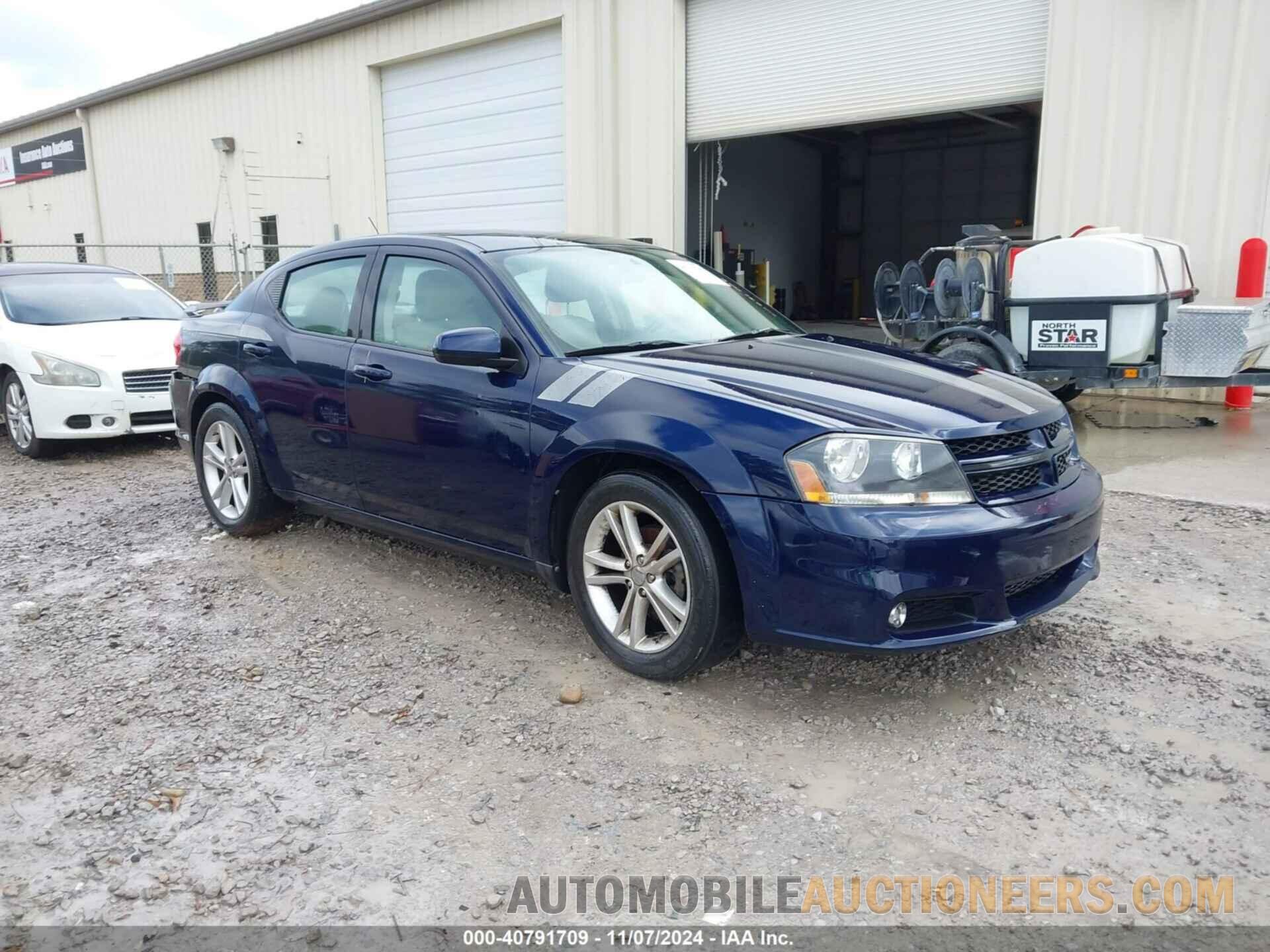 1C3CDZCB6DN772874 DODGE AVENGER 2013